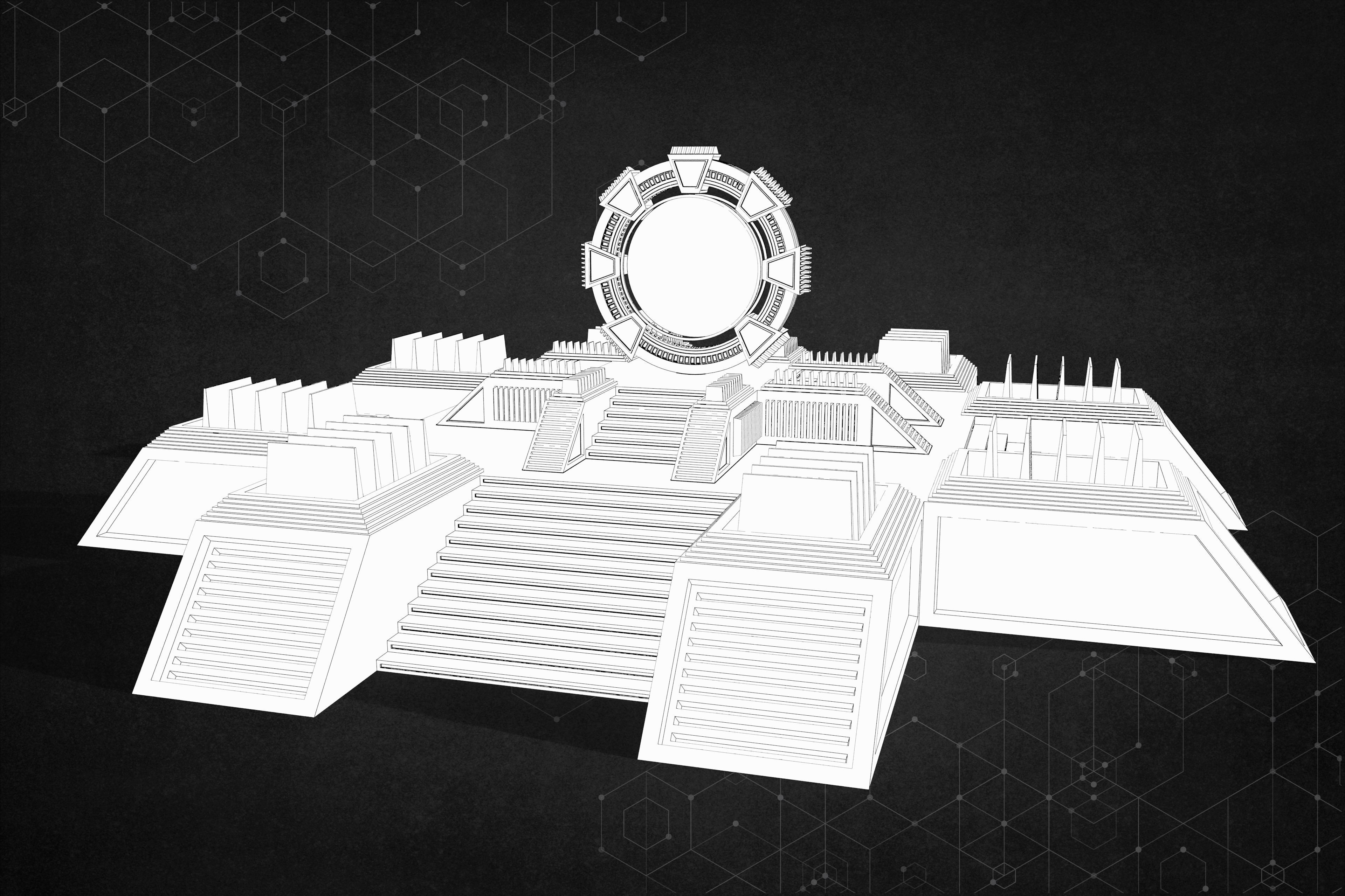 Stargate Version Two 3D model_5