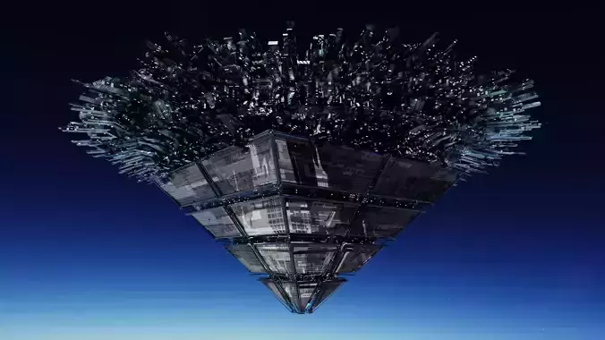 The Pyramid UFO Spaceship