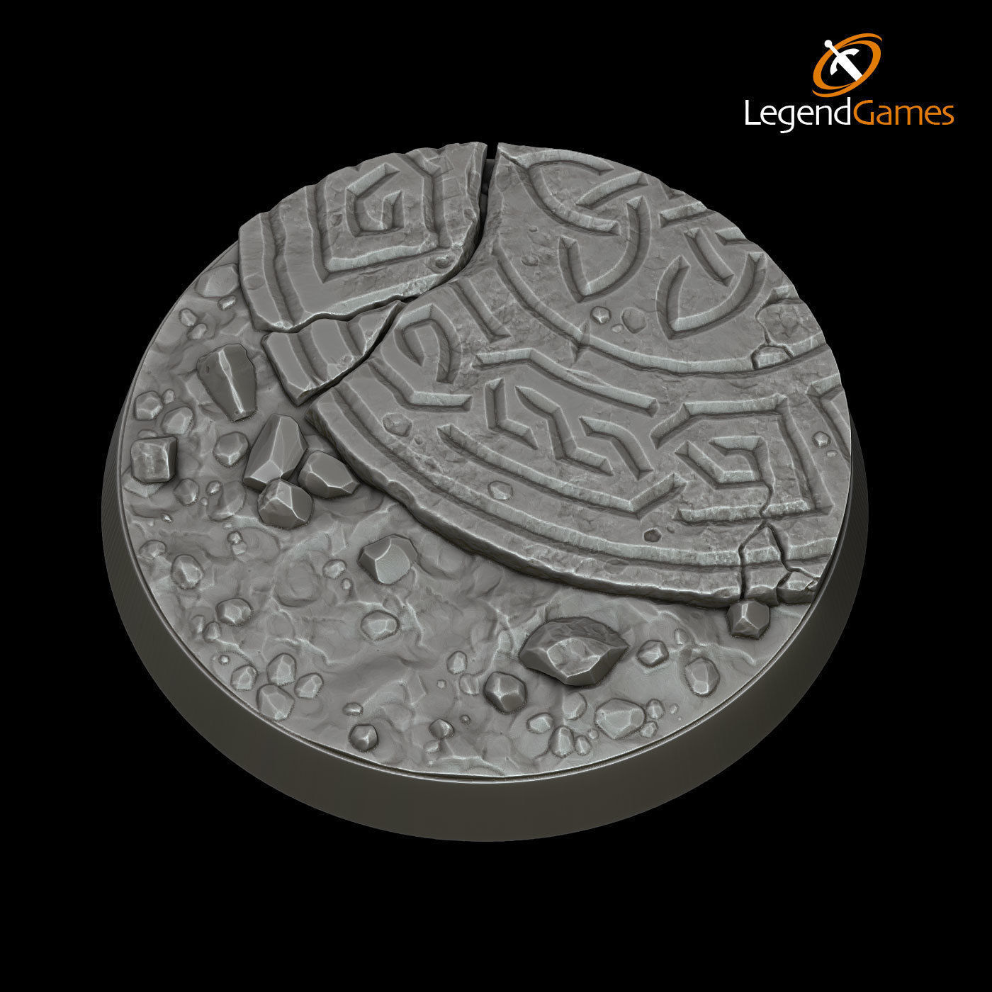 LegendGames Celtic Ruin Bases 3D print model_1