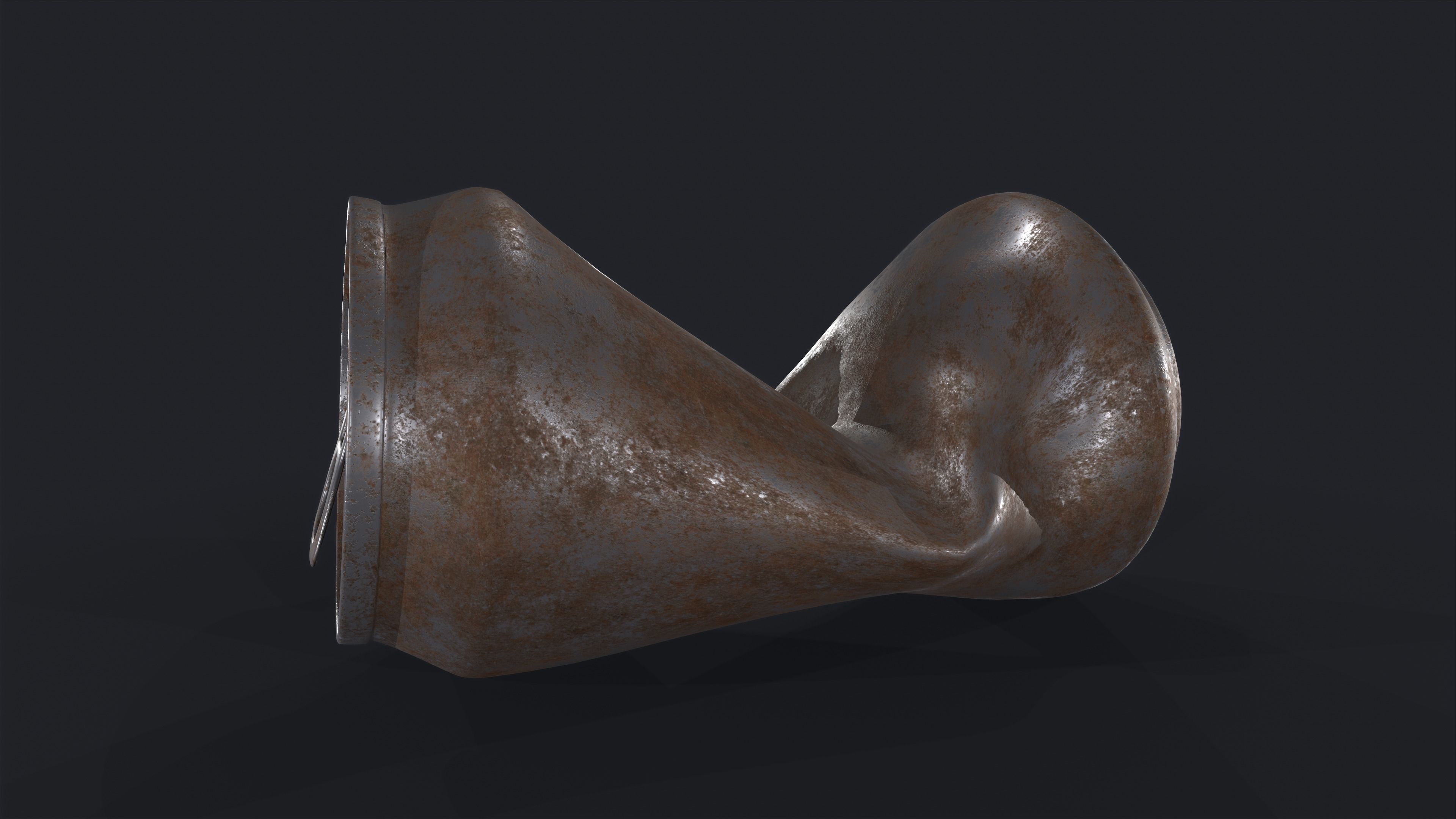 Tincan Crushed Low-poly 3D model_2