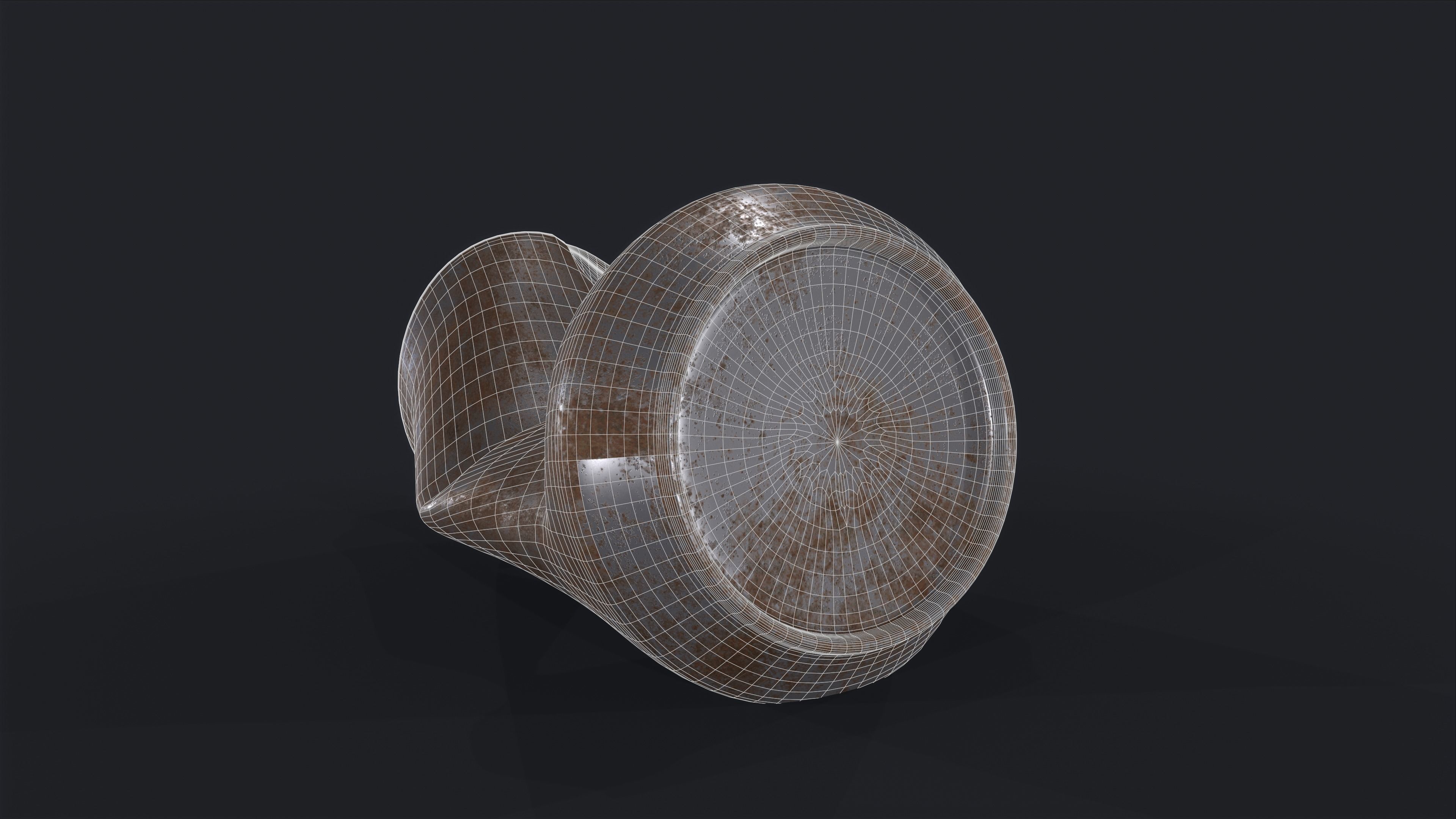 Tincan Crushed Low-poly 3D model_8