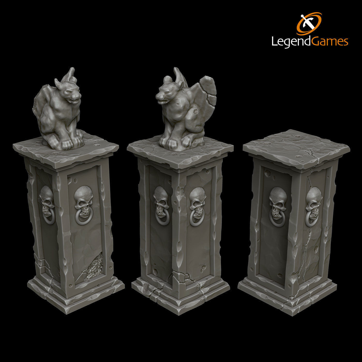 LegendGames Complete GraveYard Set  3D print model_24