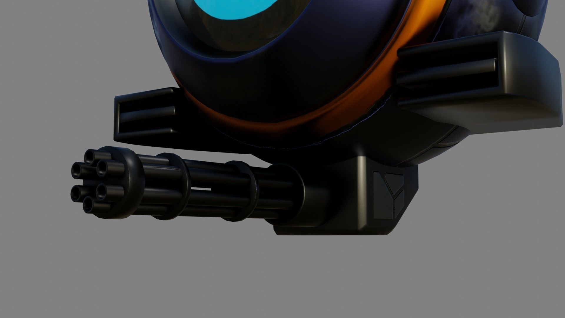 Sci-Fi Drone - Low Poly - Game Ready - PBR Low-poly 3D model_14