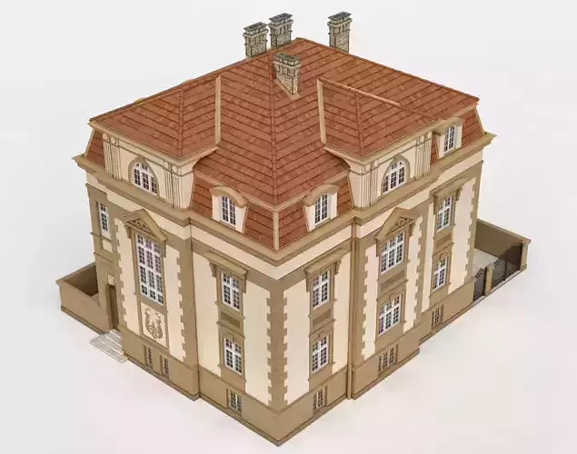 Elegant Townhouse HQ Model