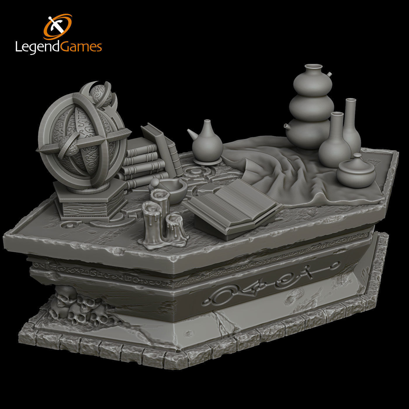 LegendGames Necromancer Lair Full Set 3D print model_34