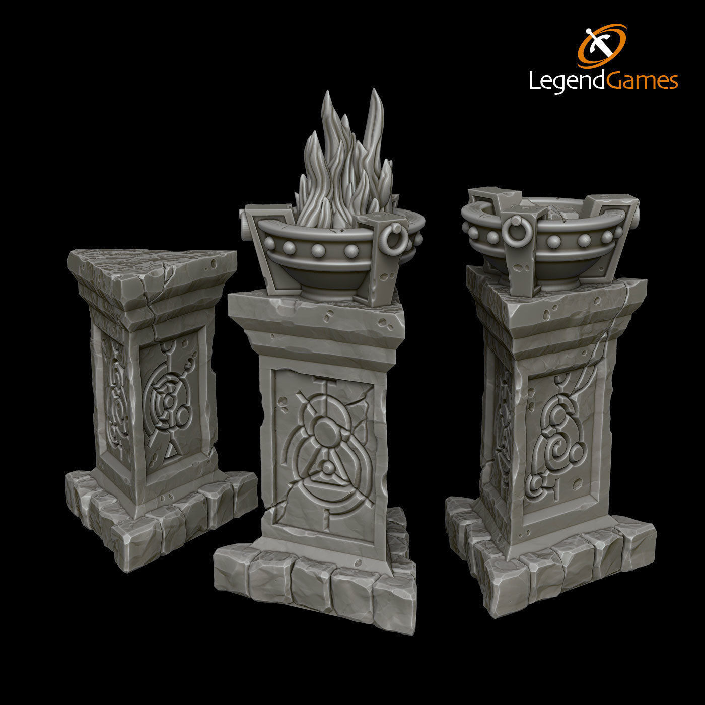 LegendGames Necromancer Lair Full Set 3D print model_35