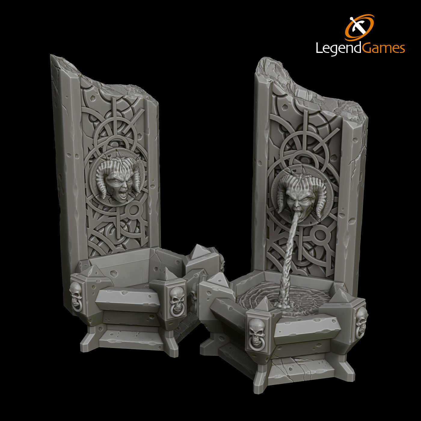 LegendGames Necromancer Lair Full Set 3D print model_29