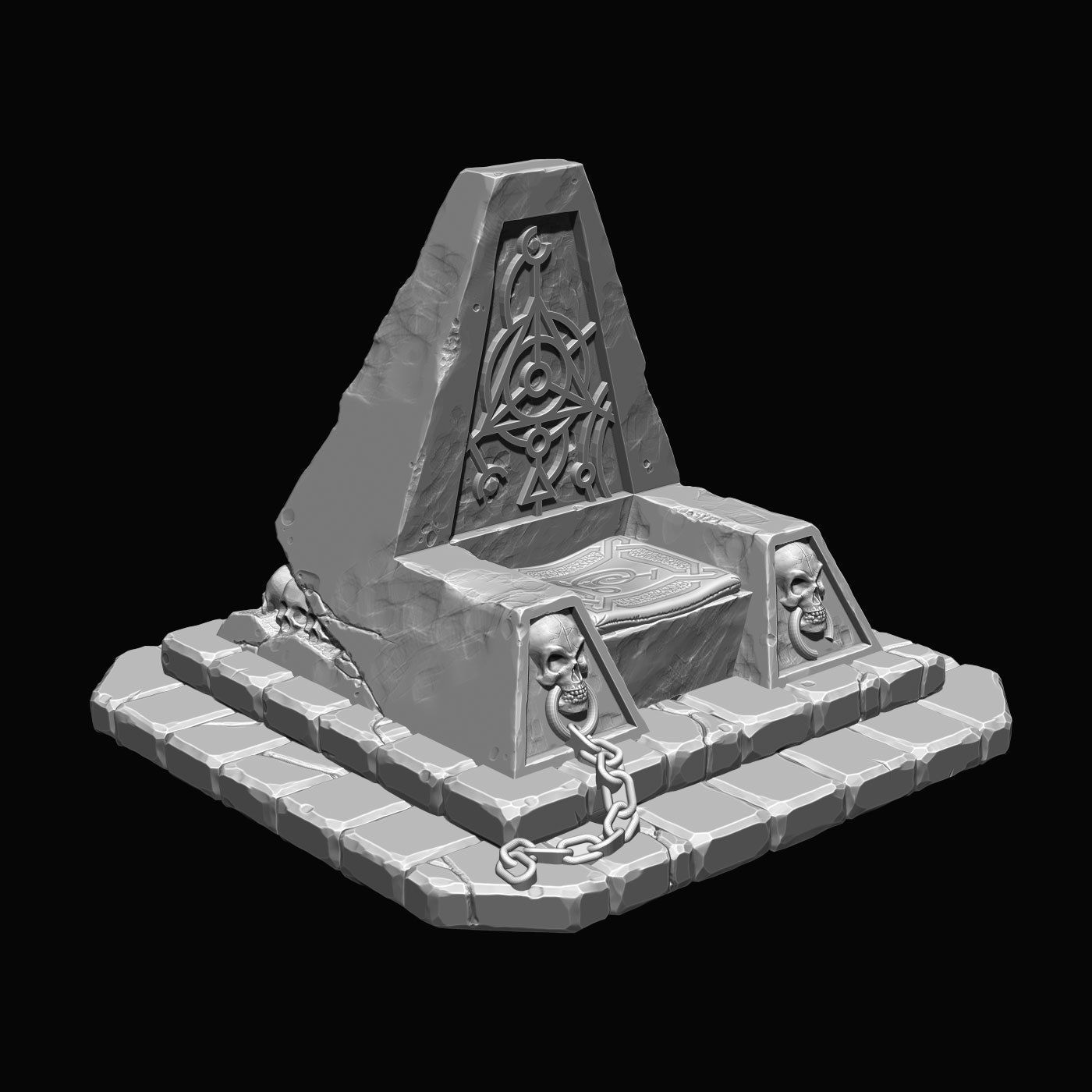 LegendGames Necromancer Lair Full Set 3D print model_9