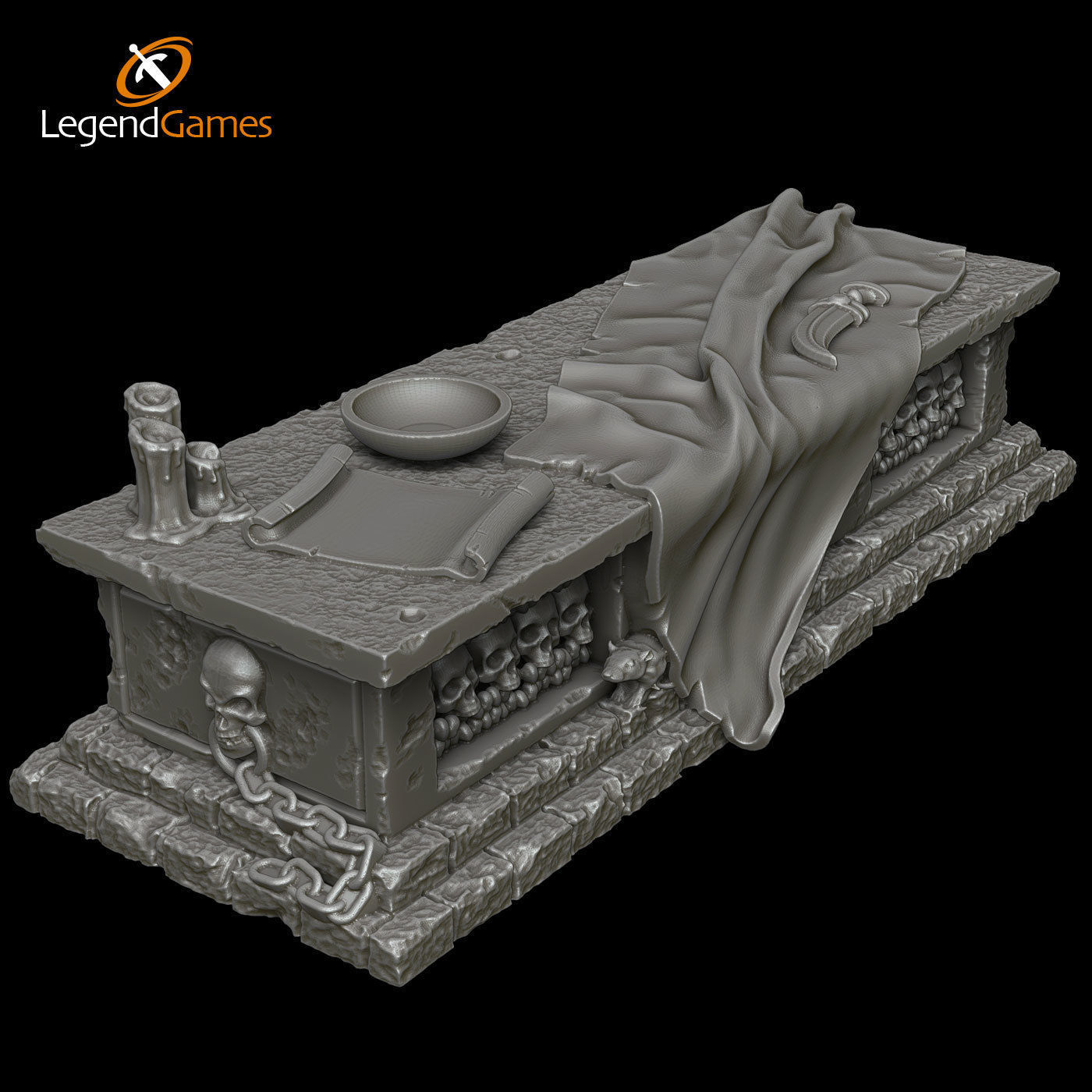 LegendGames Necromancer Lair Full Set 3D print model_2