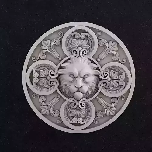 Decor Lion  3D print model
