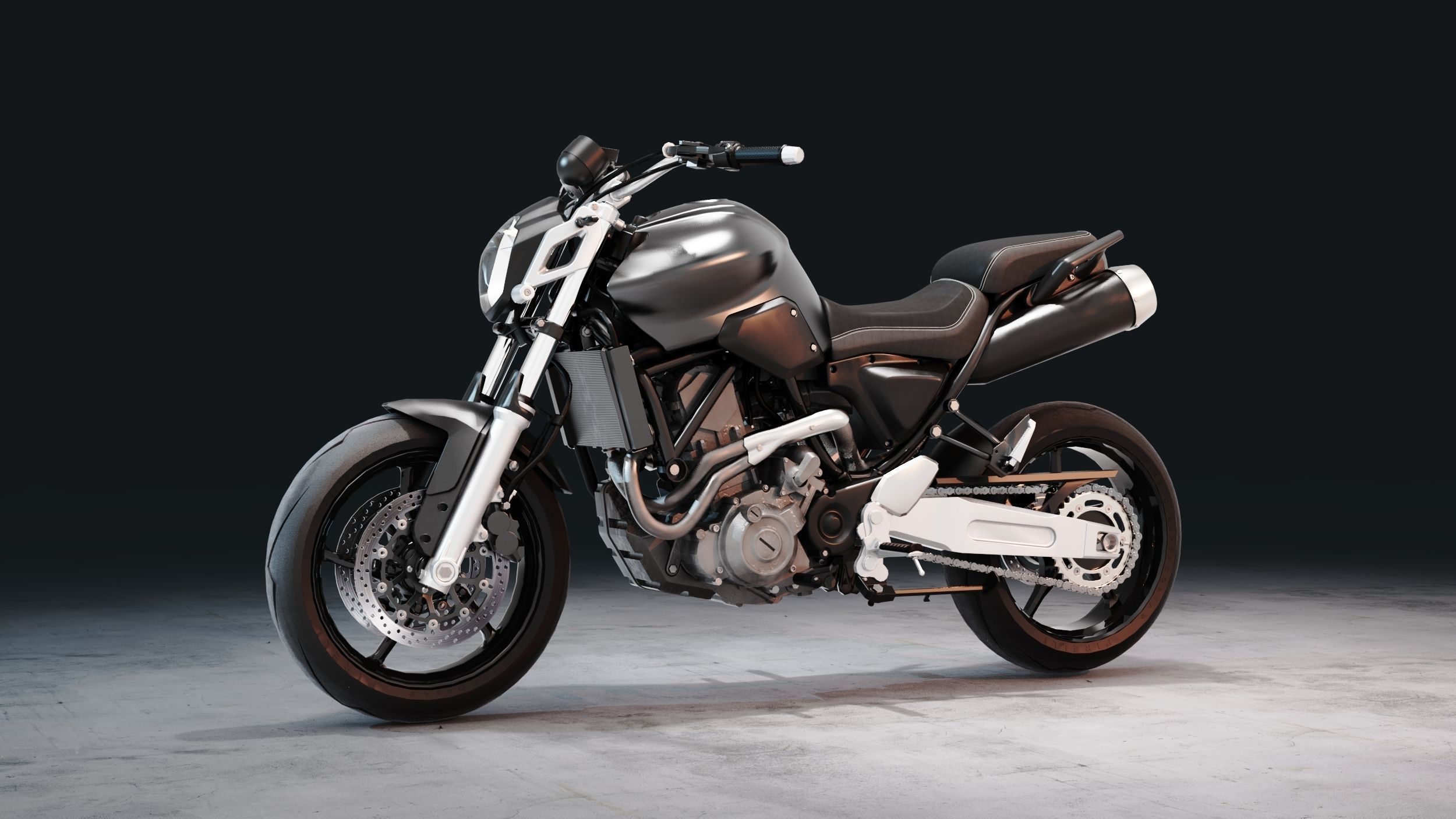 Yamaha Mt 03 660  3D model_10