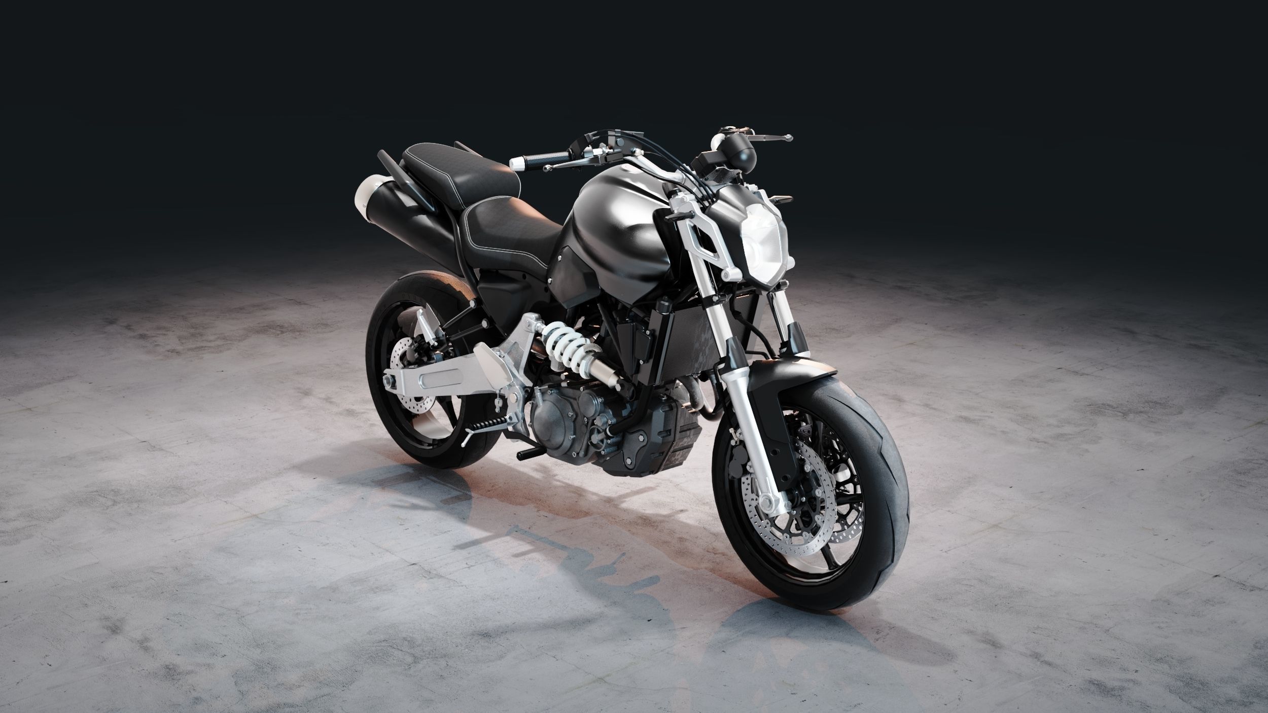 Yamaha Mt 03 660  3D model_6