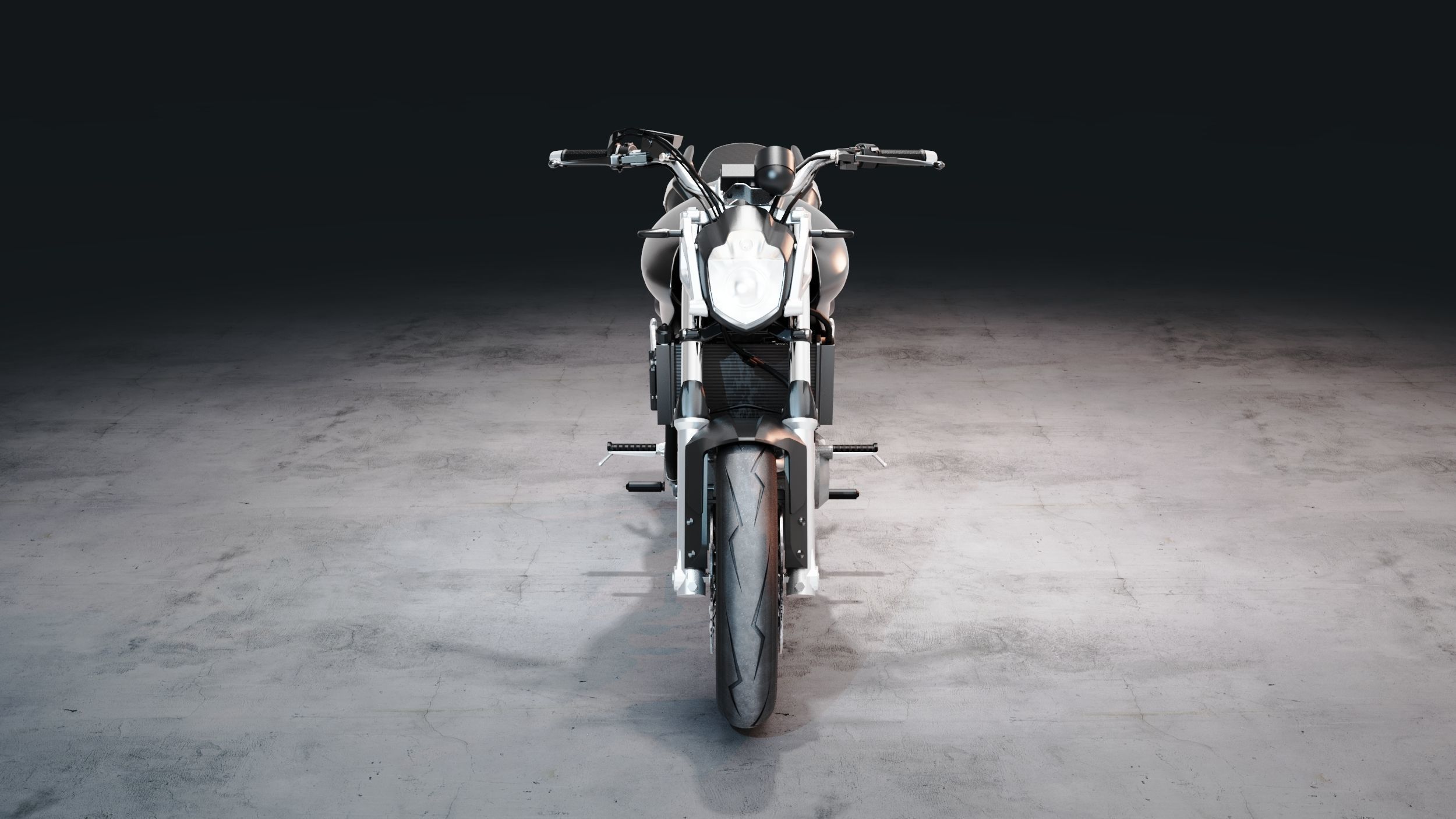 Yamaha Mt 03 660  3D model_7