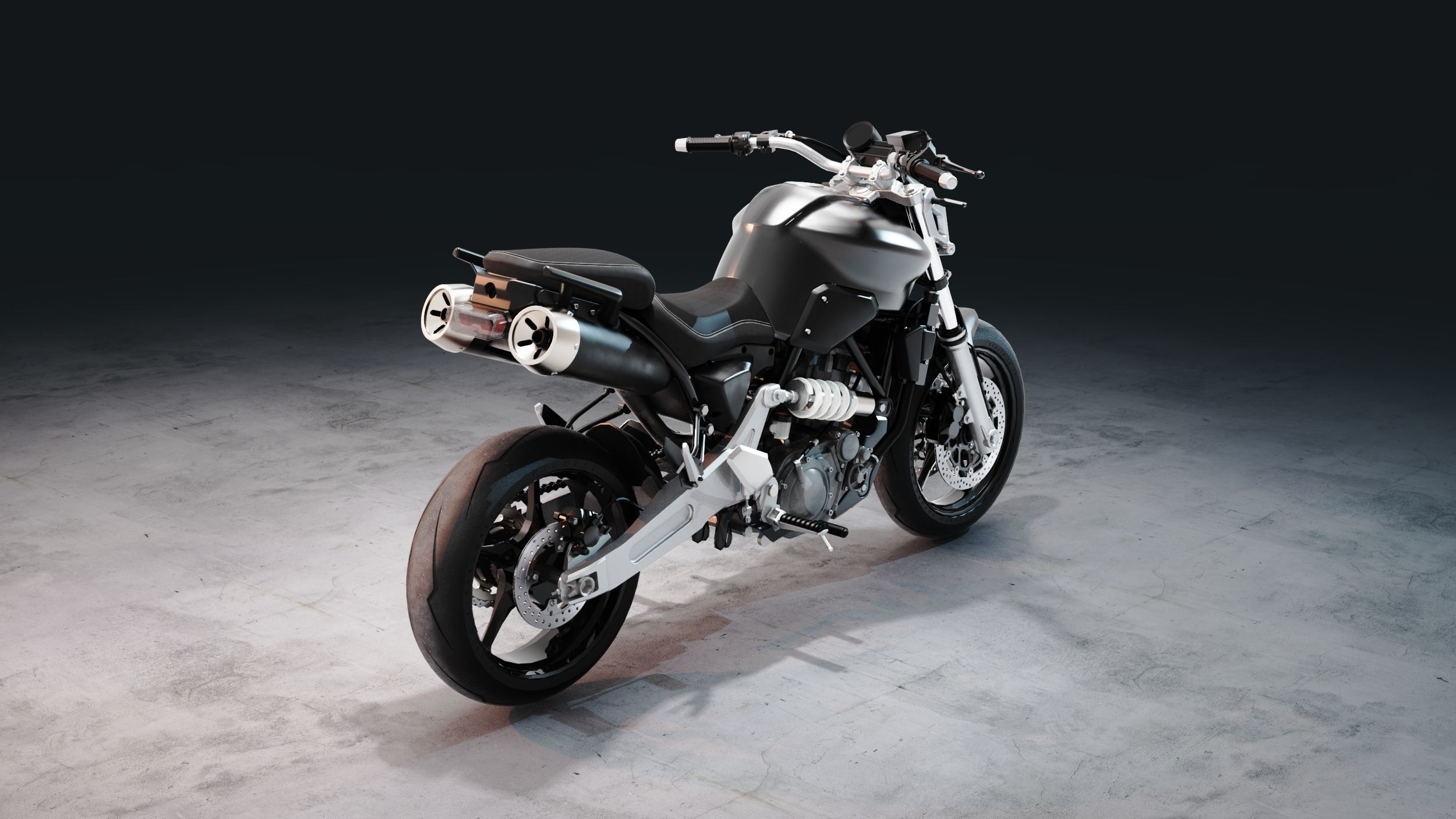 Yamaha Mt 03 660  3D model_4