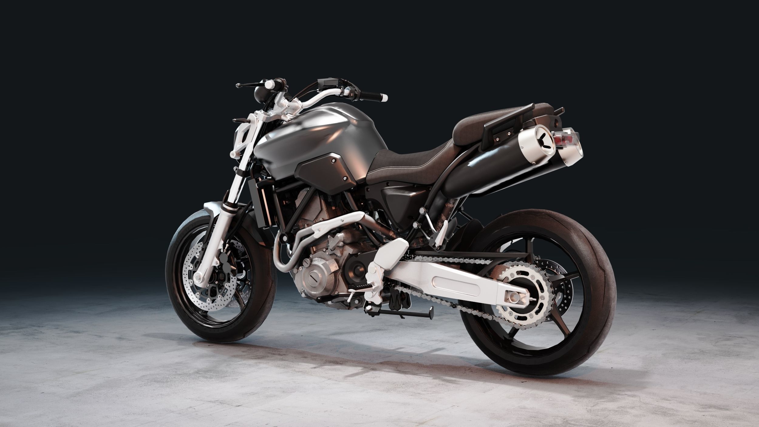 Yamaha Mt 03 660  3D model_11