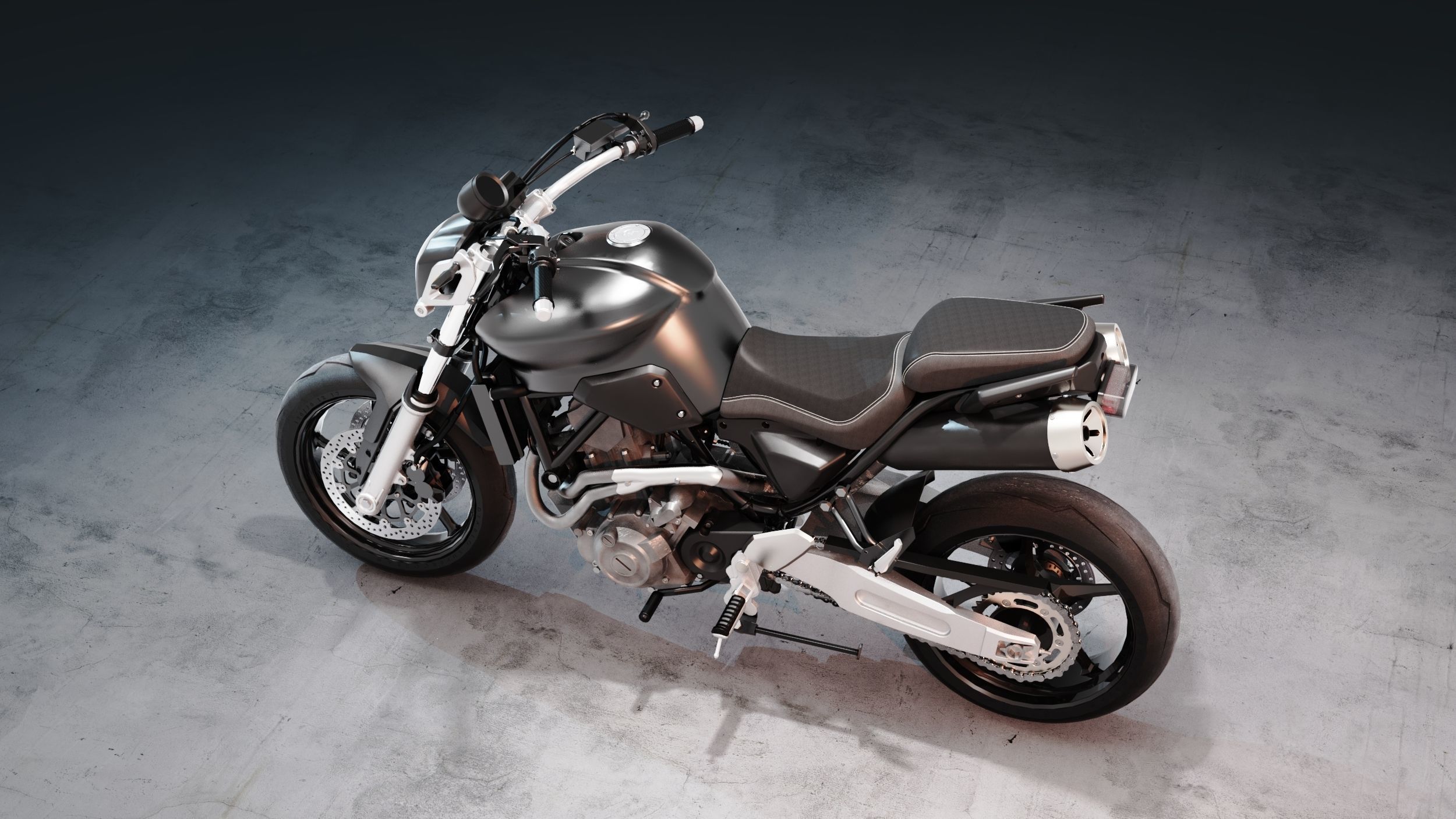 Yamaha Mt 03 660  3D model_9