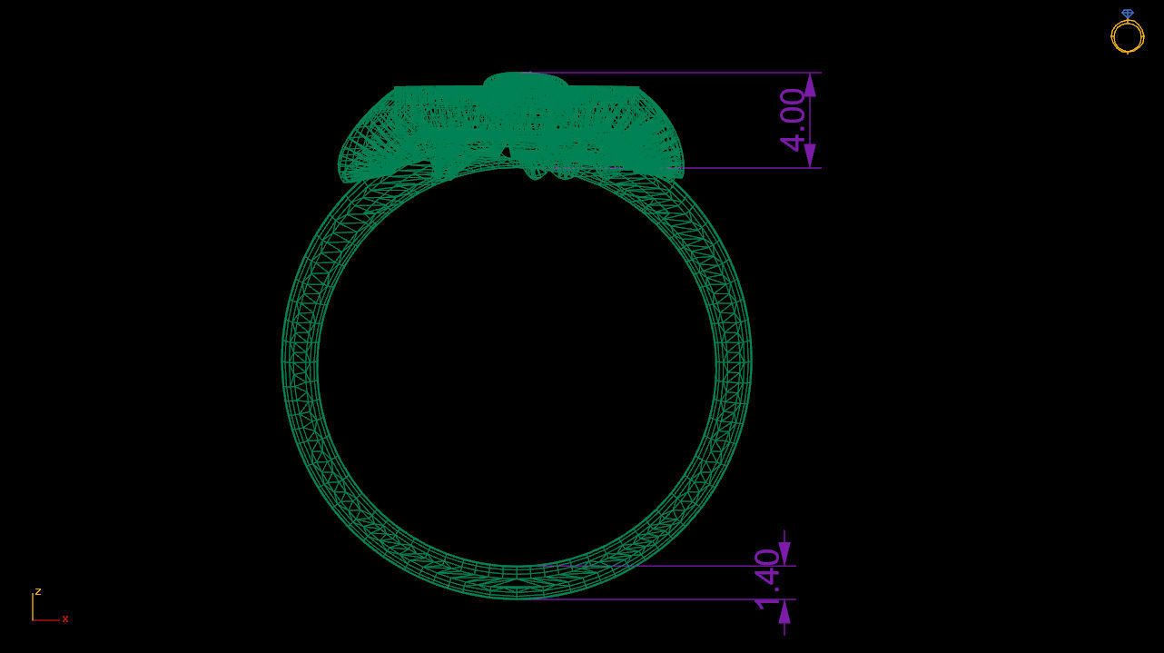 red heart ring - 3d file 3D print model_11