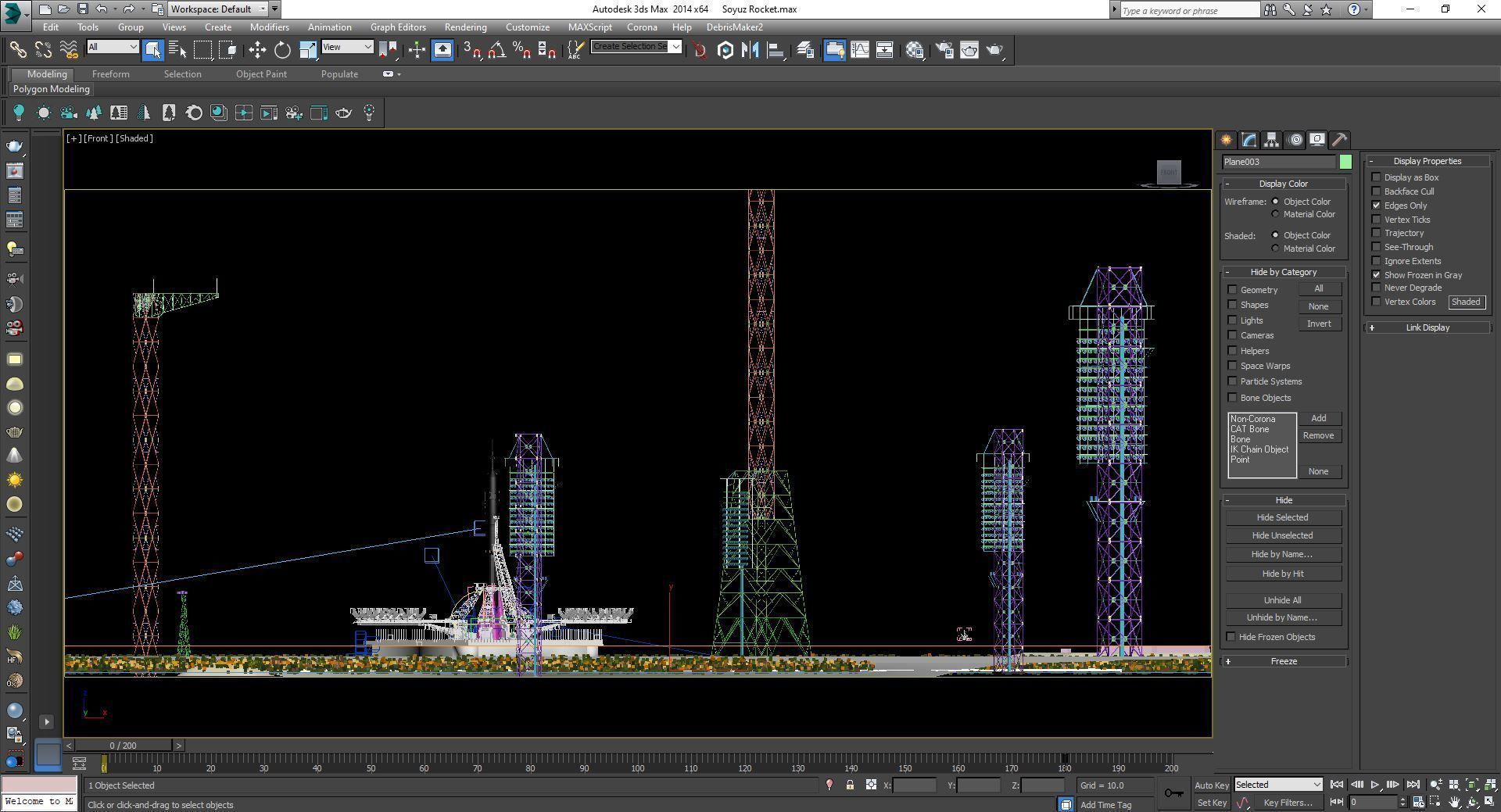 Soyuz Rocket Launch - Animated 3D model_12
