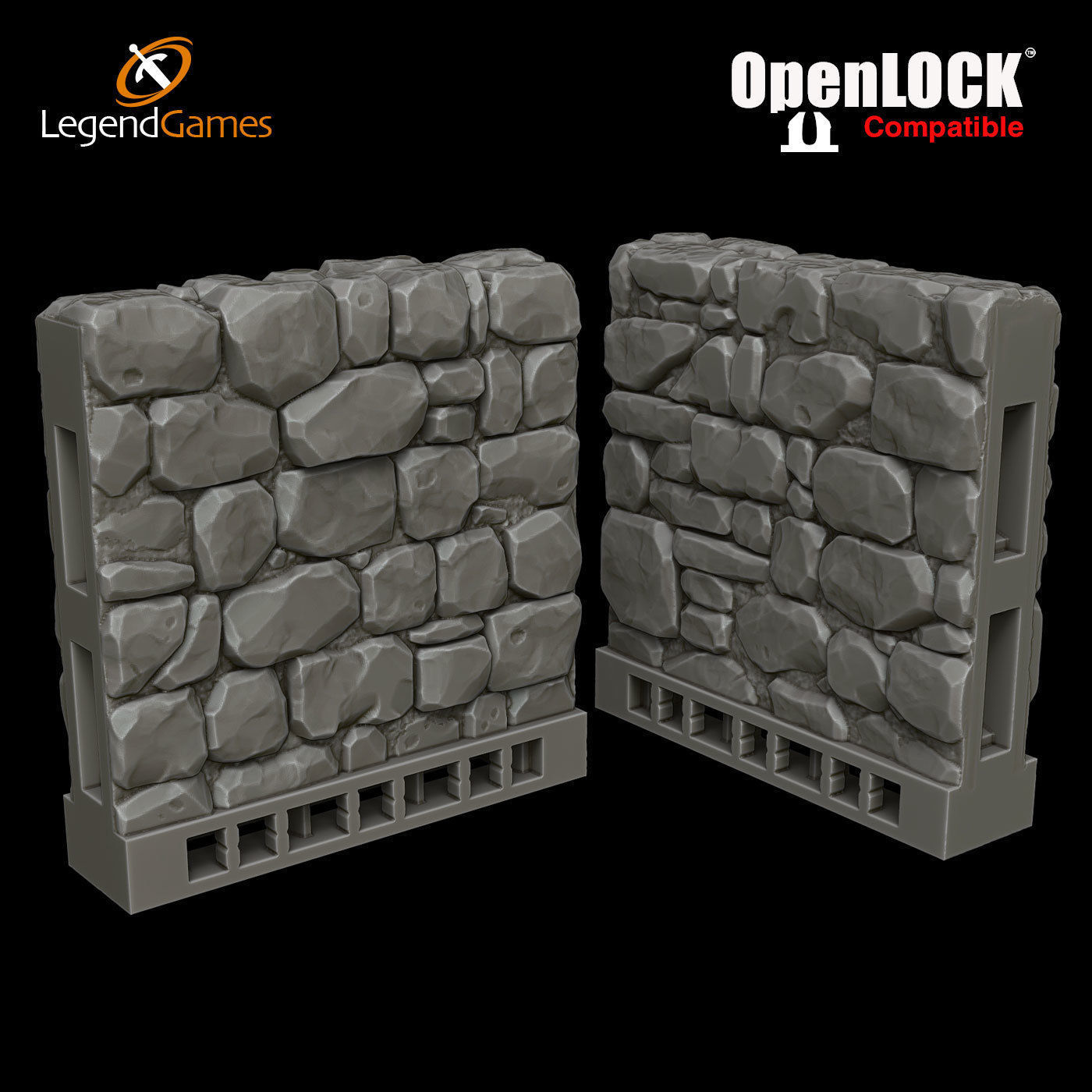 LegendGames OpenLOCK basic Room 3D print model_12