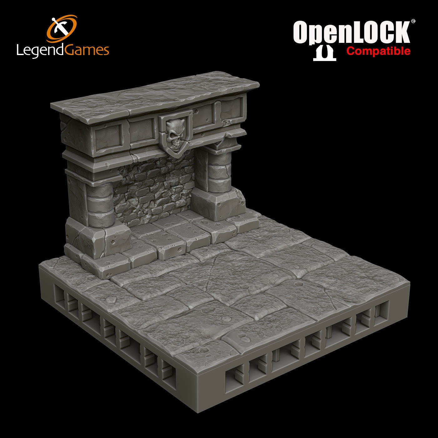 LegendGames OpenLOCK basic Room 3D print model_5