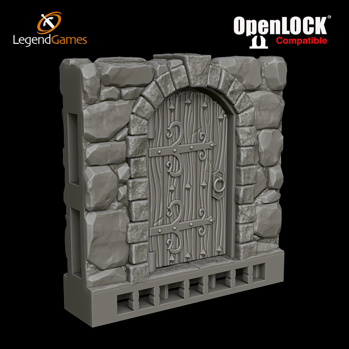 LegendGames OpenLOCK basic Room 3D print model_16