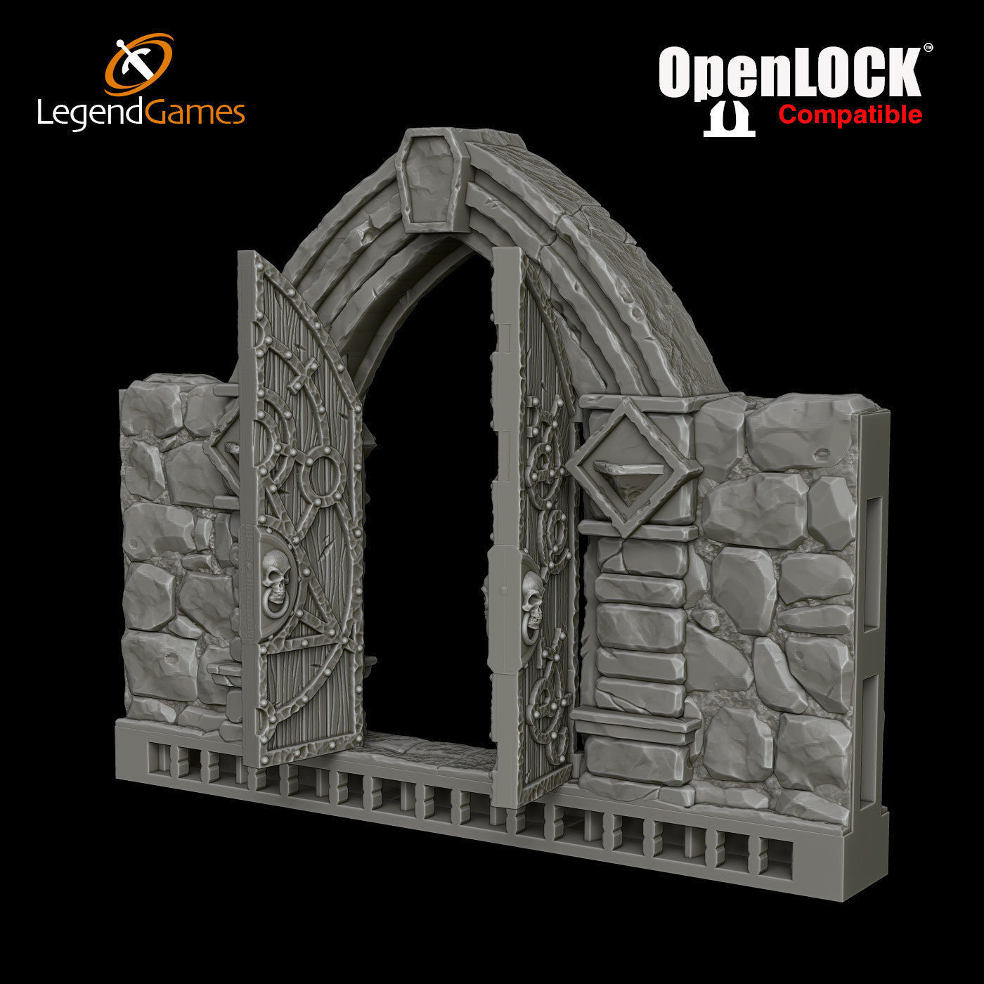 LegendGames OpenLOCK basic Room 3D print model_17