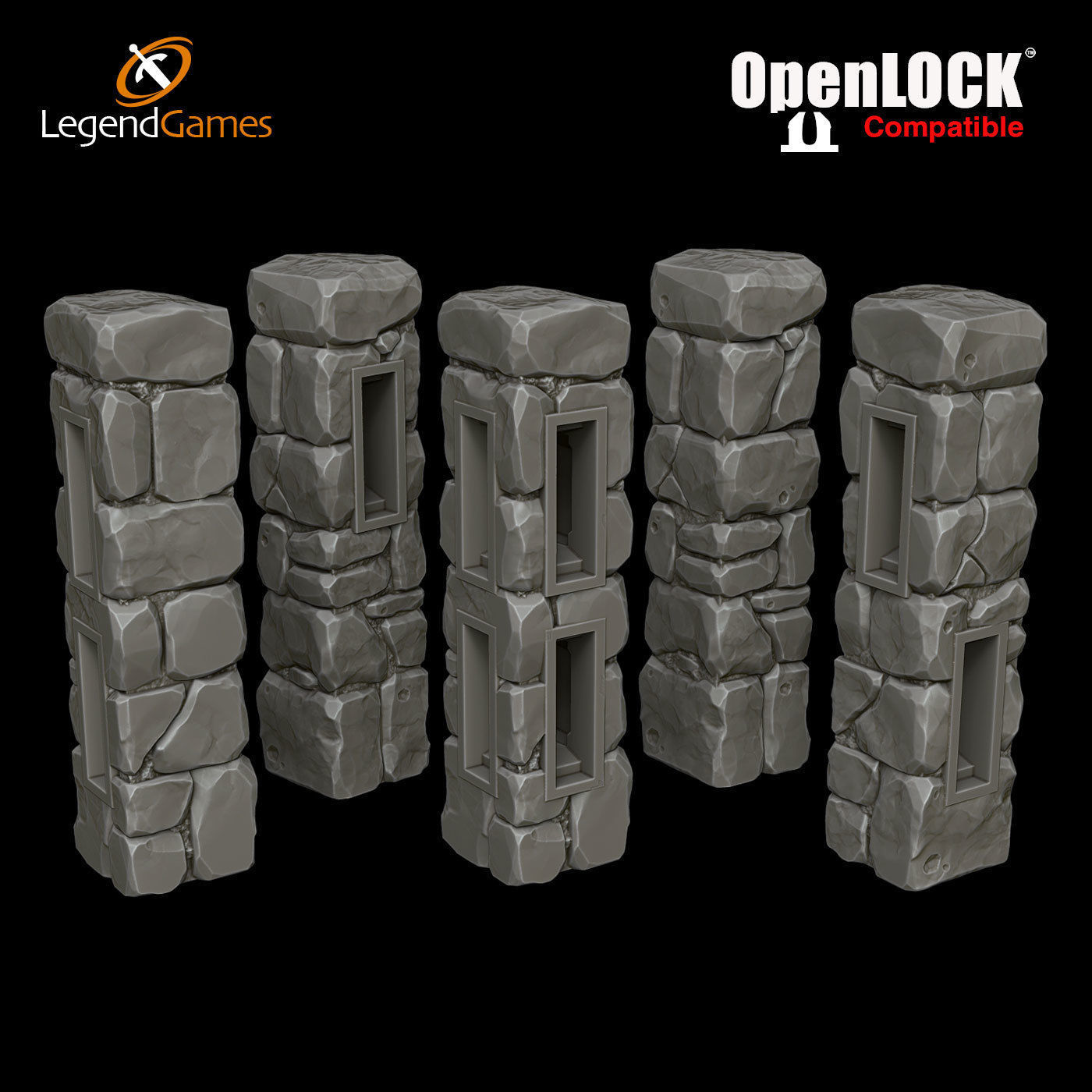 LegendGames OpenLOCK basic Room 3D print model_14