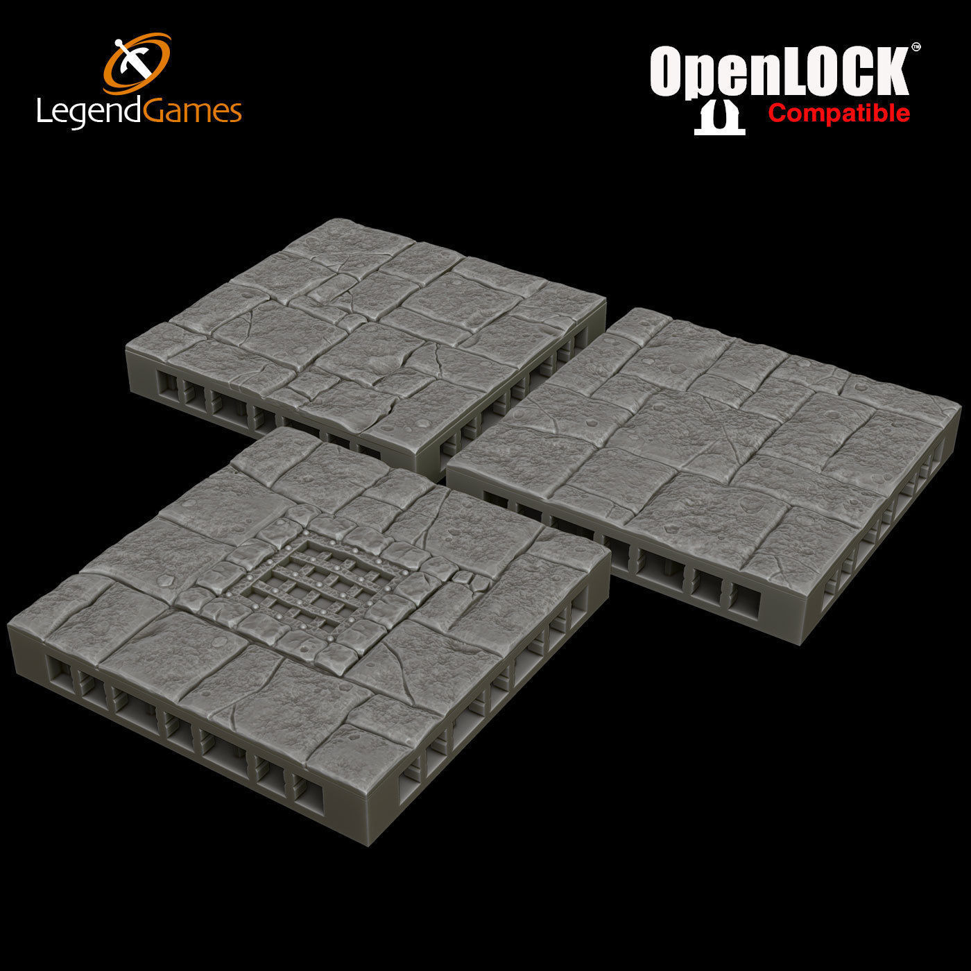 LegendGames OpenLOCK basic Room 3D print model_9
