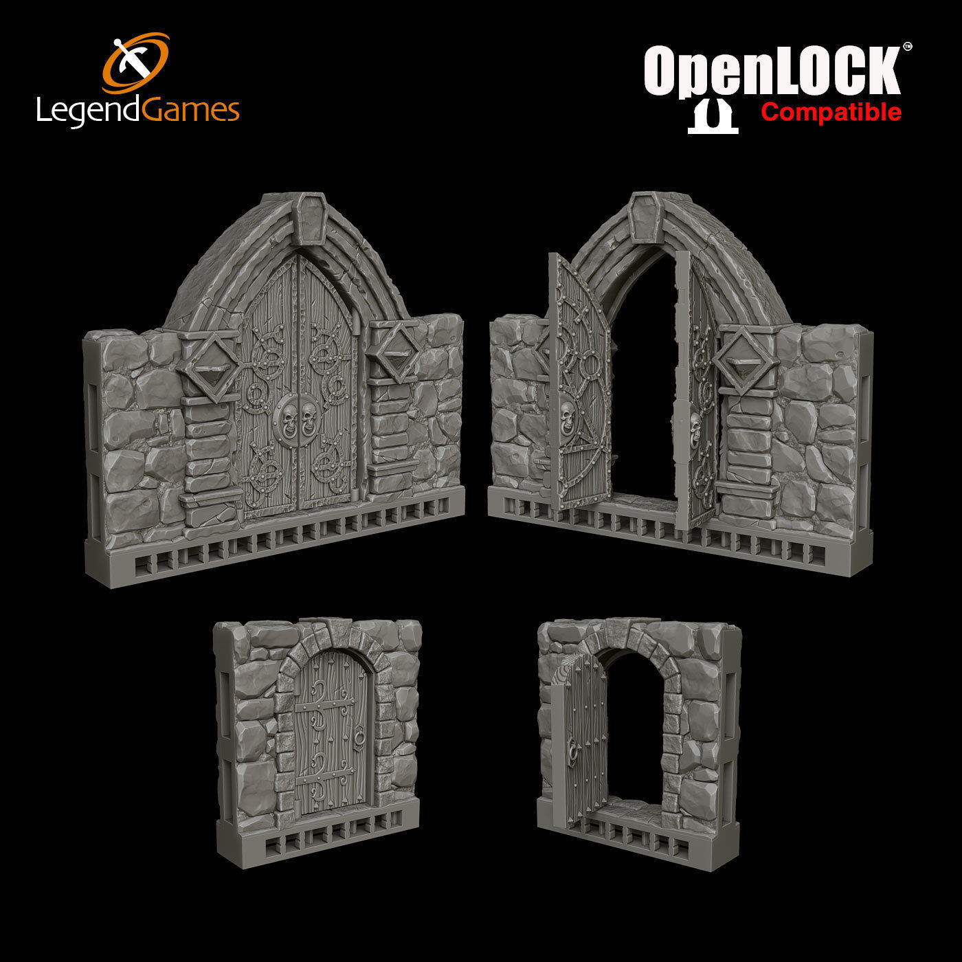 LegendGames OpenLOCK basic Room 3D print model_3