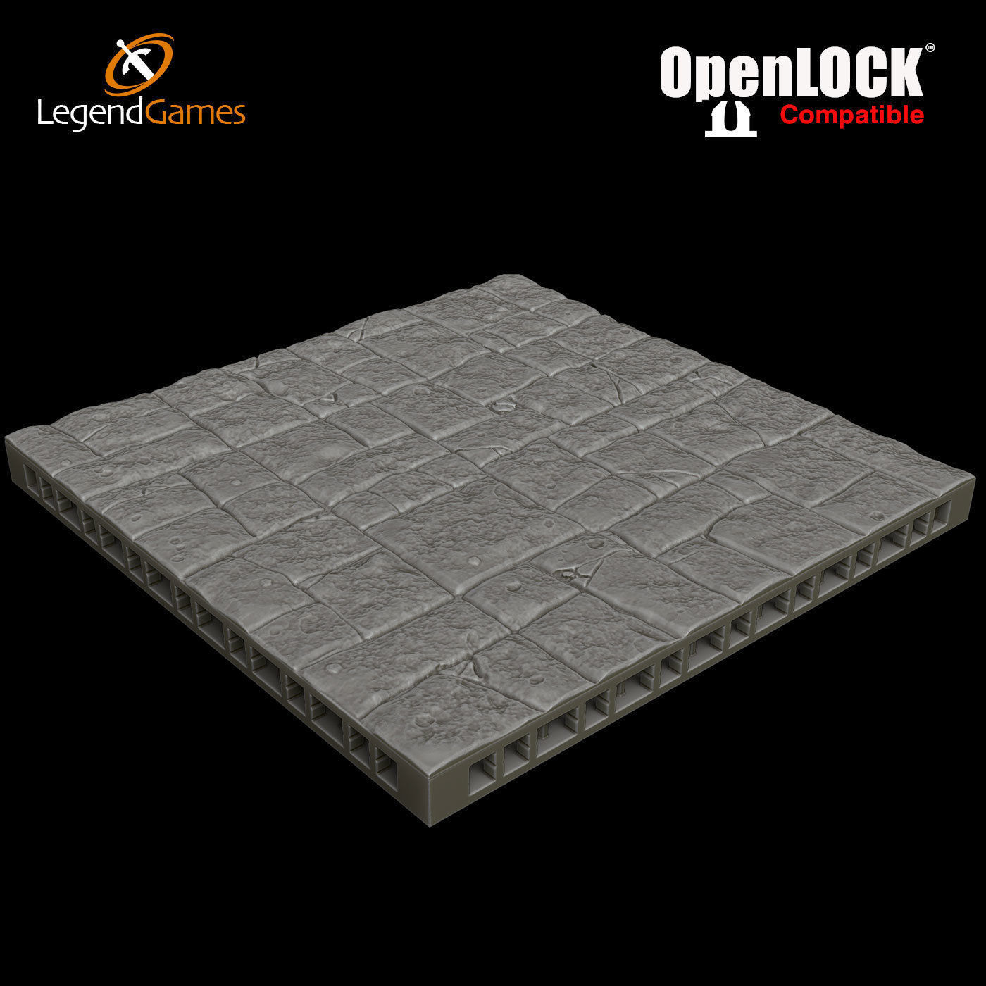 LegendGames OpenLOCK basic Room 3D print model_11