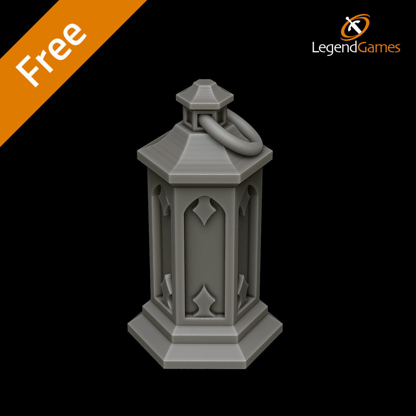 LegendGames OpenLOCK Wizards Library 3D print model_20