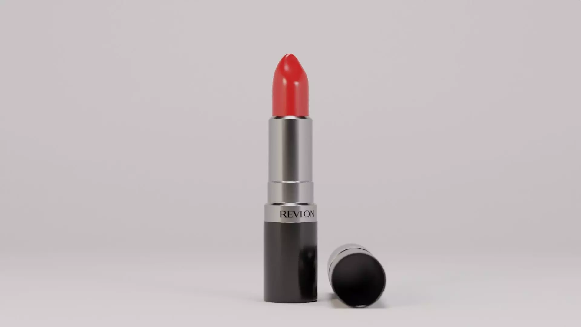 Revlon Lipstick Low-poly 3D model_0