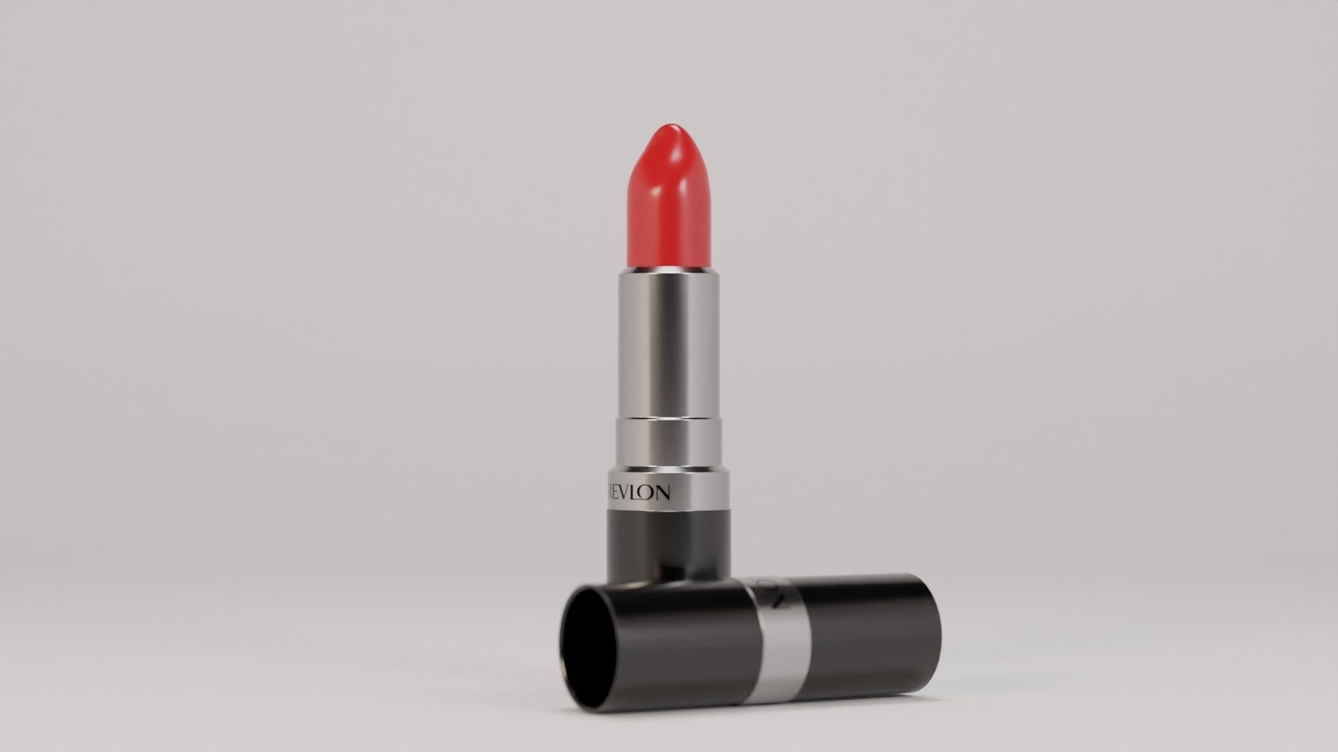 Revlon Lipstick Low-poly 3D model_2