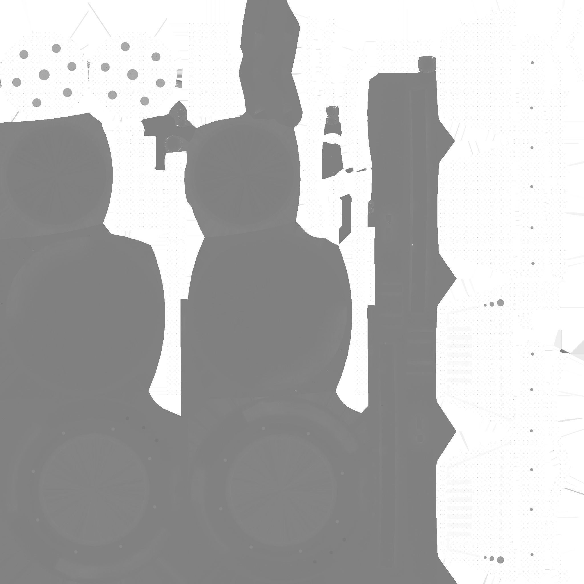 SciFi Glasses G06 Gold - Character Design Fashion Low-poly 3D model_21