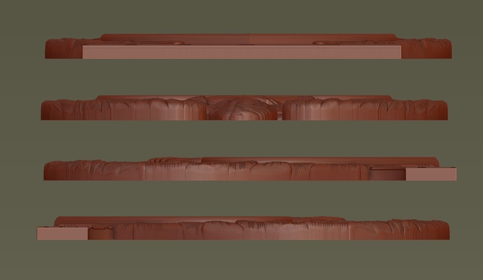 Angel and Heart Tombstone 3D print model_8