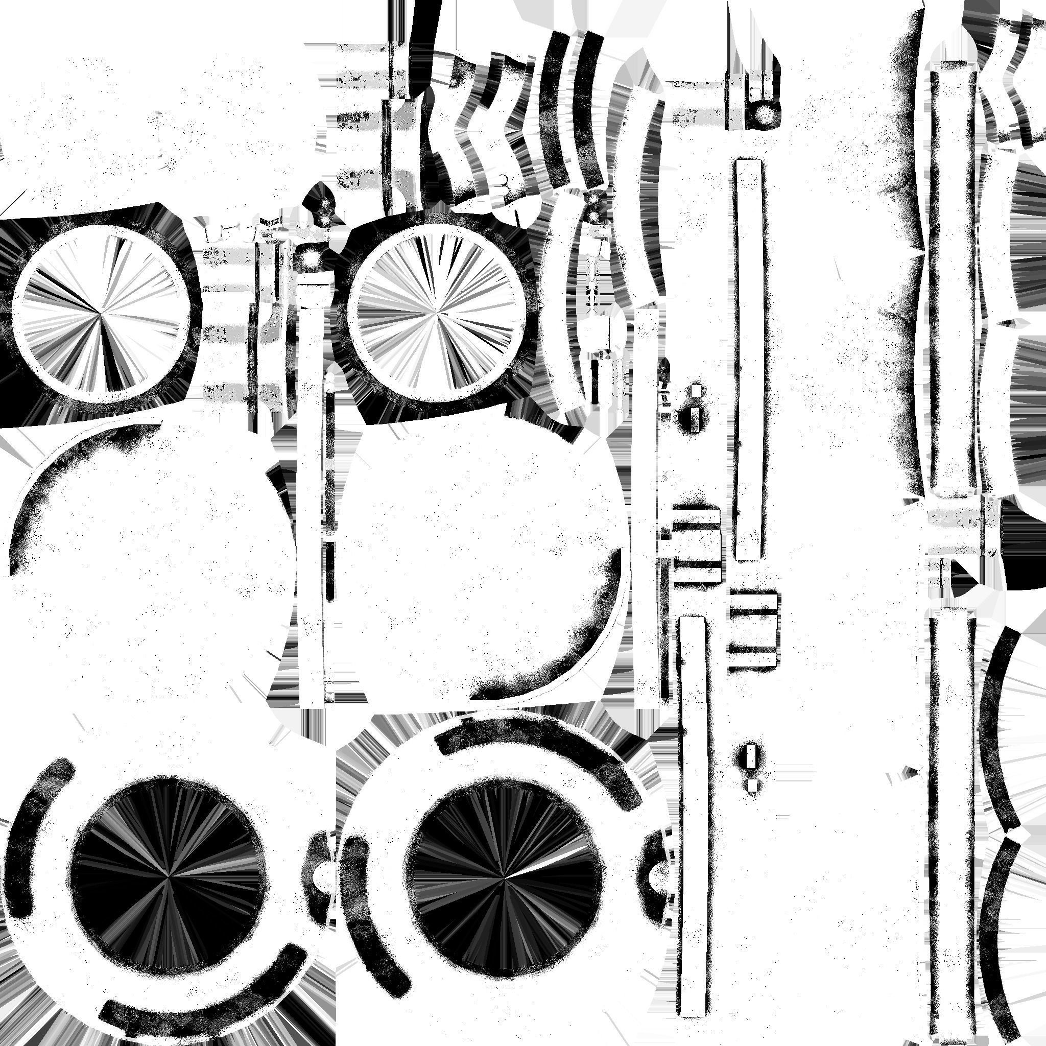 SciFi Glasses G08 Bronze - Character Design Fashion Low-poly 3D model_22