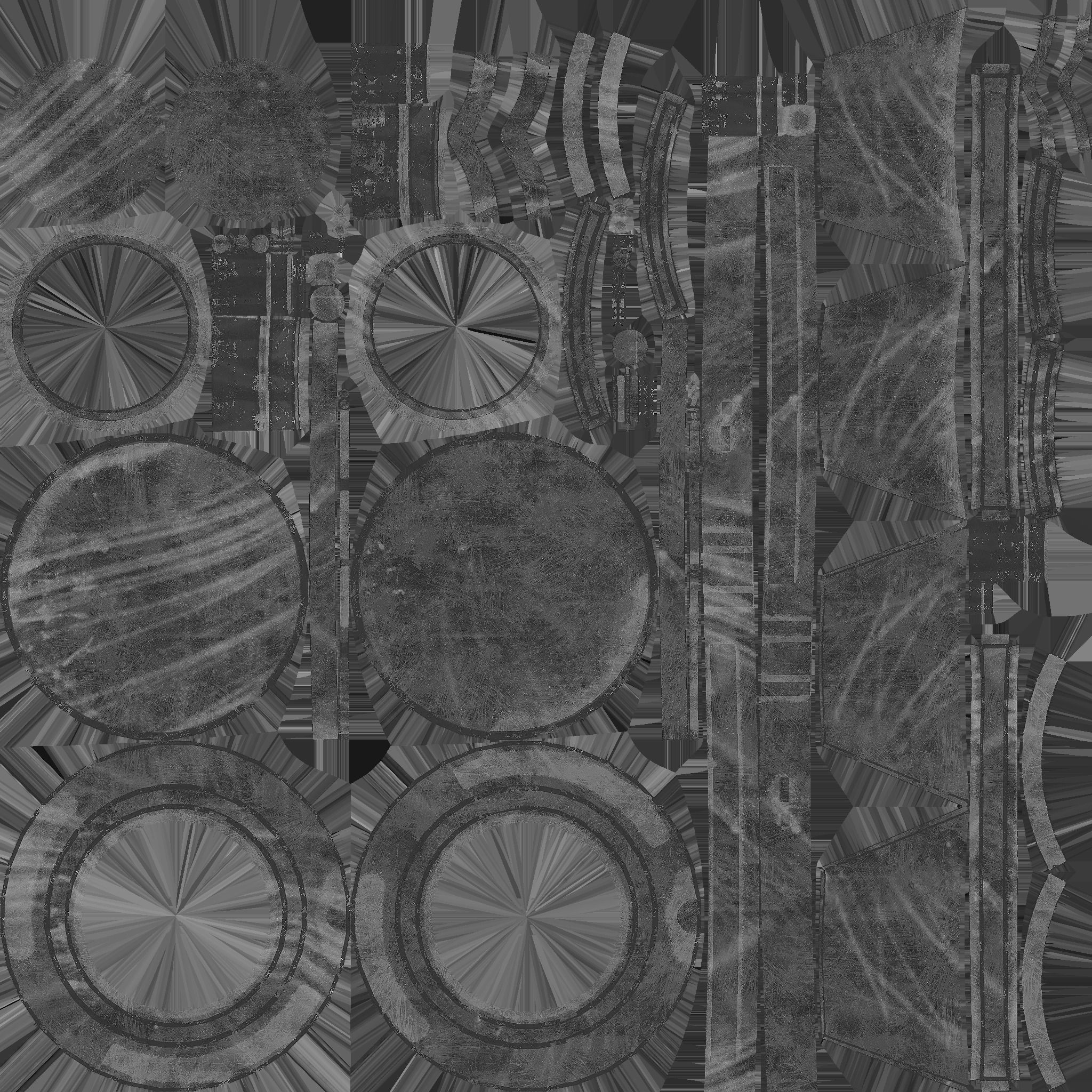 SciFi Glasses G08 Bronze - Character Design Fashion Low-poly 3D model_24