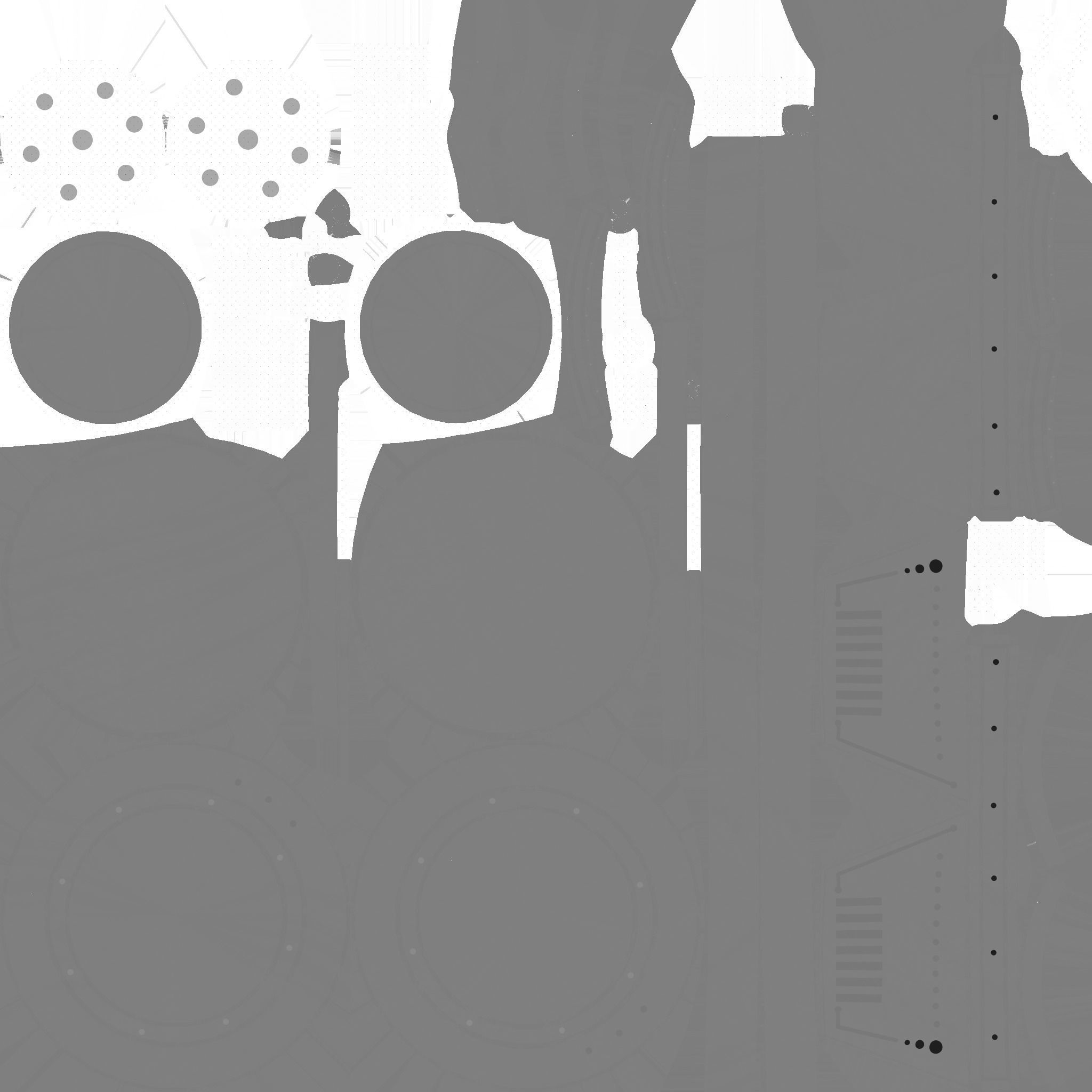 SciFi Glasses G08 Bronze - Character Design Fashion Low-poly 3D model_21