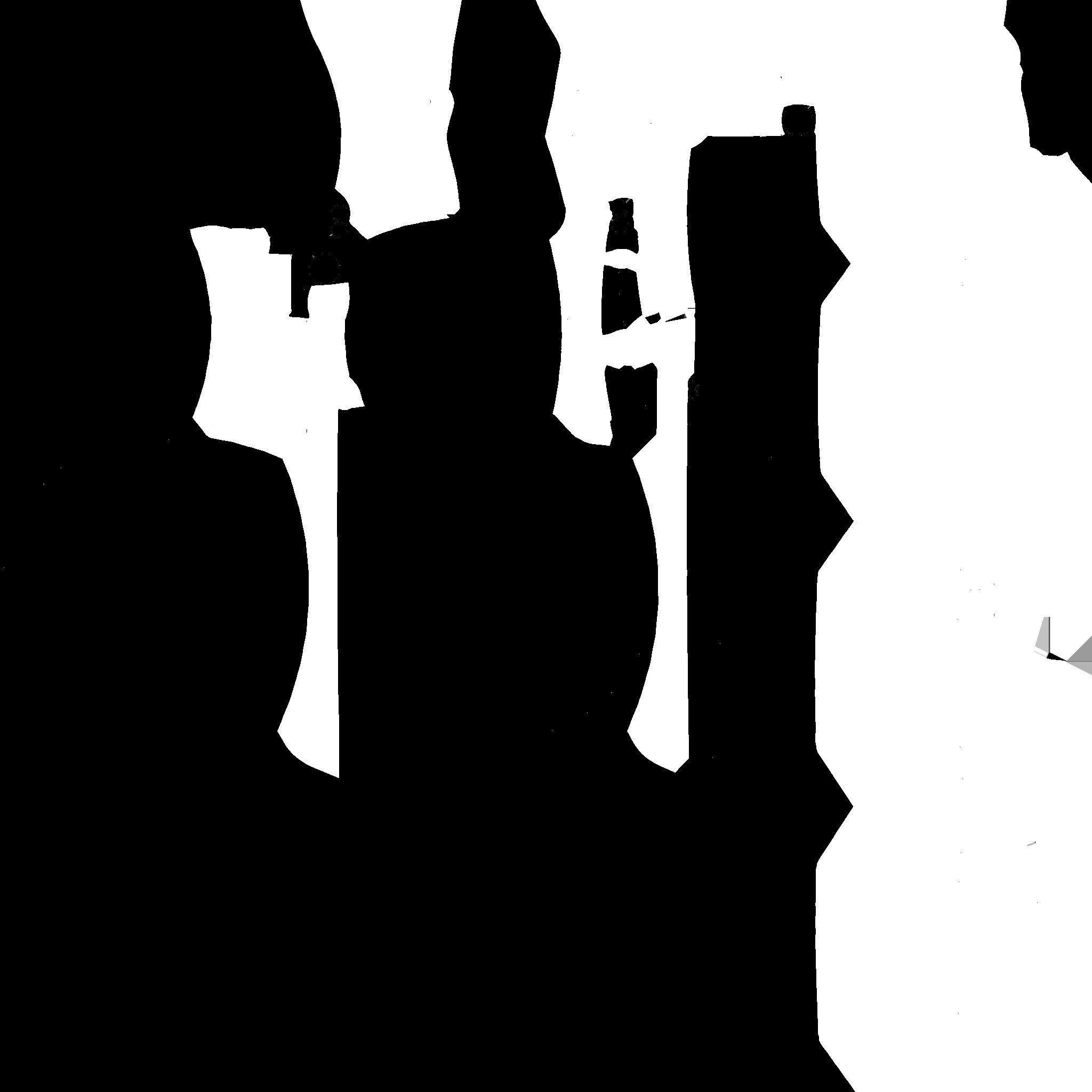 SciFi Glasses G09 White Wood - Character Design Fashion Low-poly 3D model_18