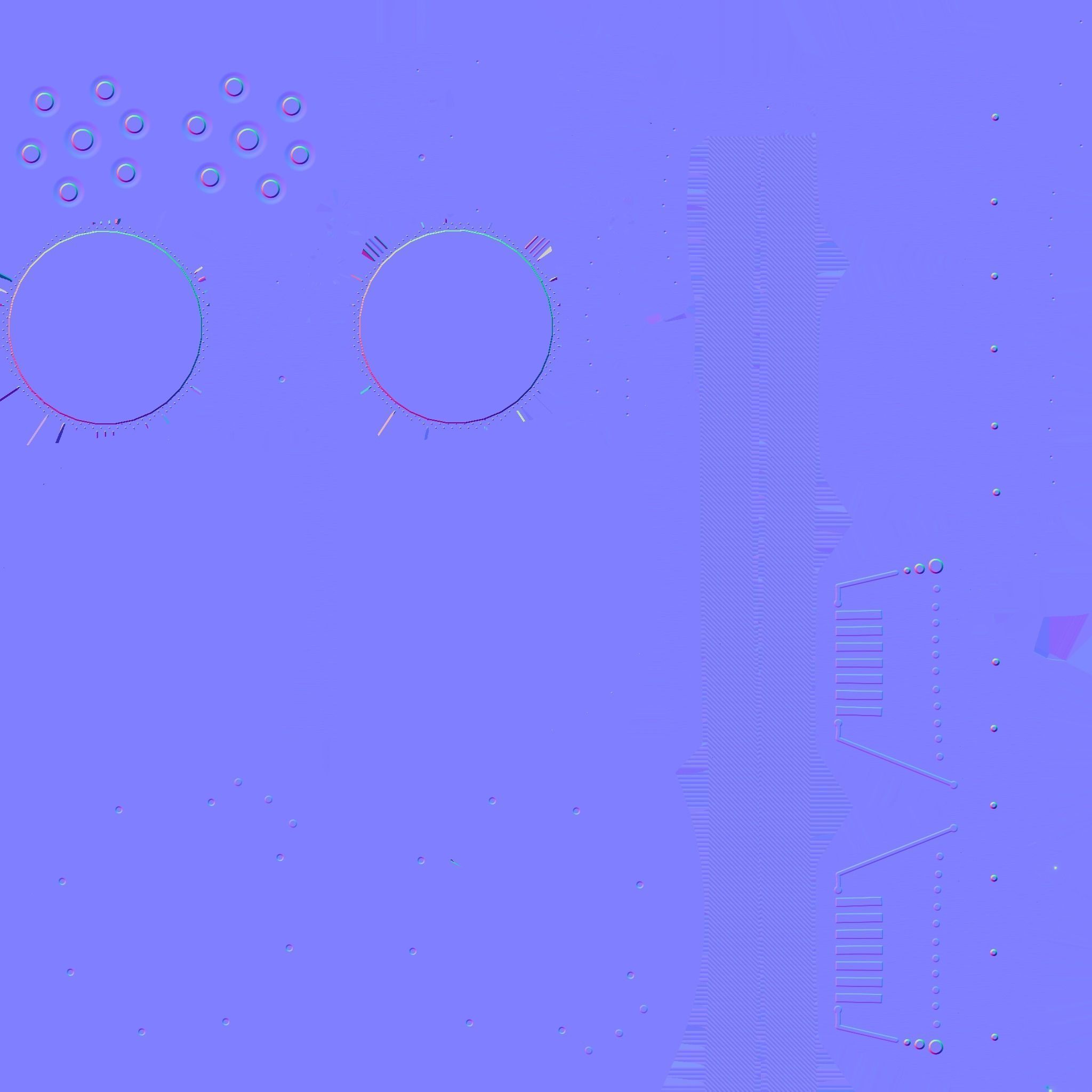 SciFi Glasses G09 White Wood - Character Design Fashion Low-poly 3D model_23