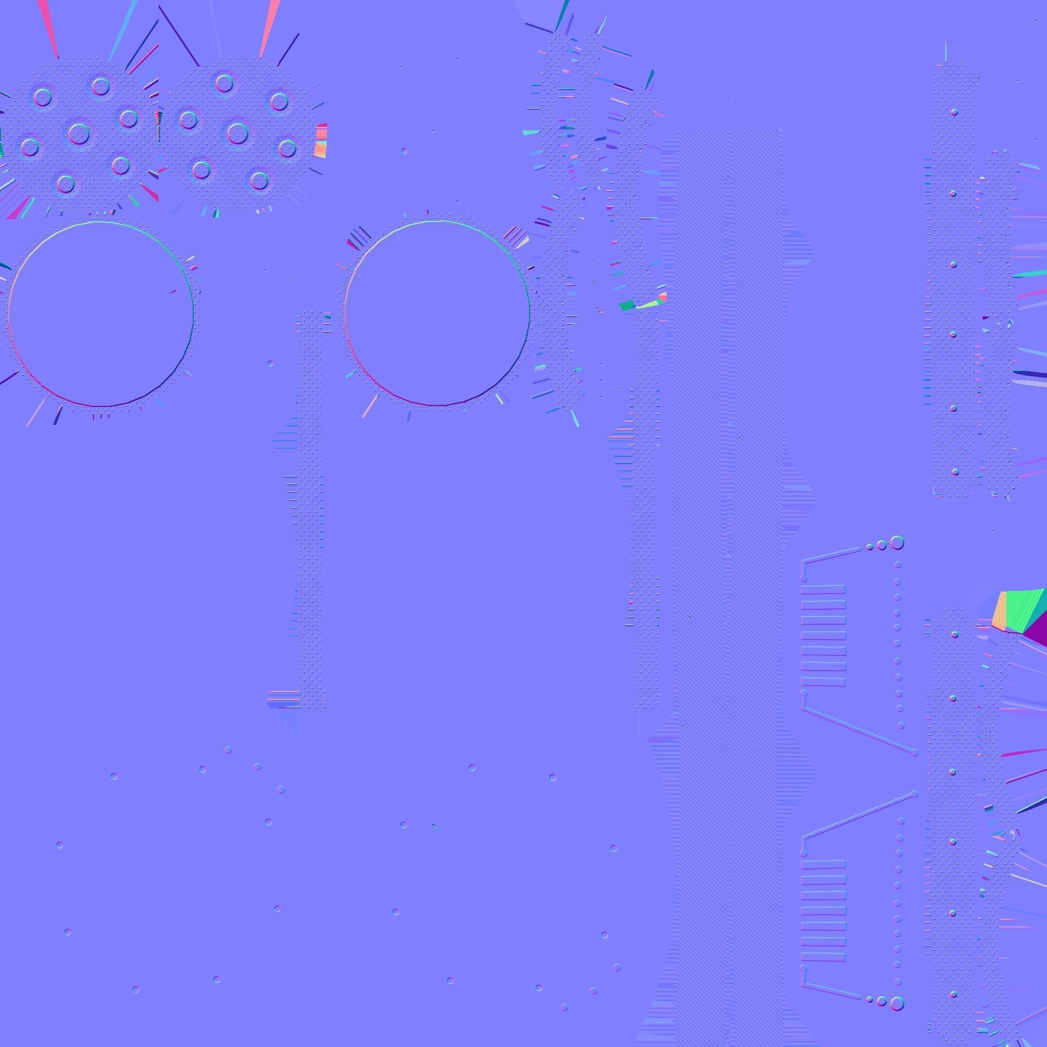 SciFi Glasses G10 Aluminum - Character Design Fashion Low-poly 3D model_23