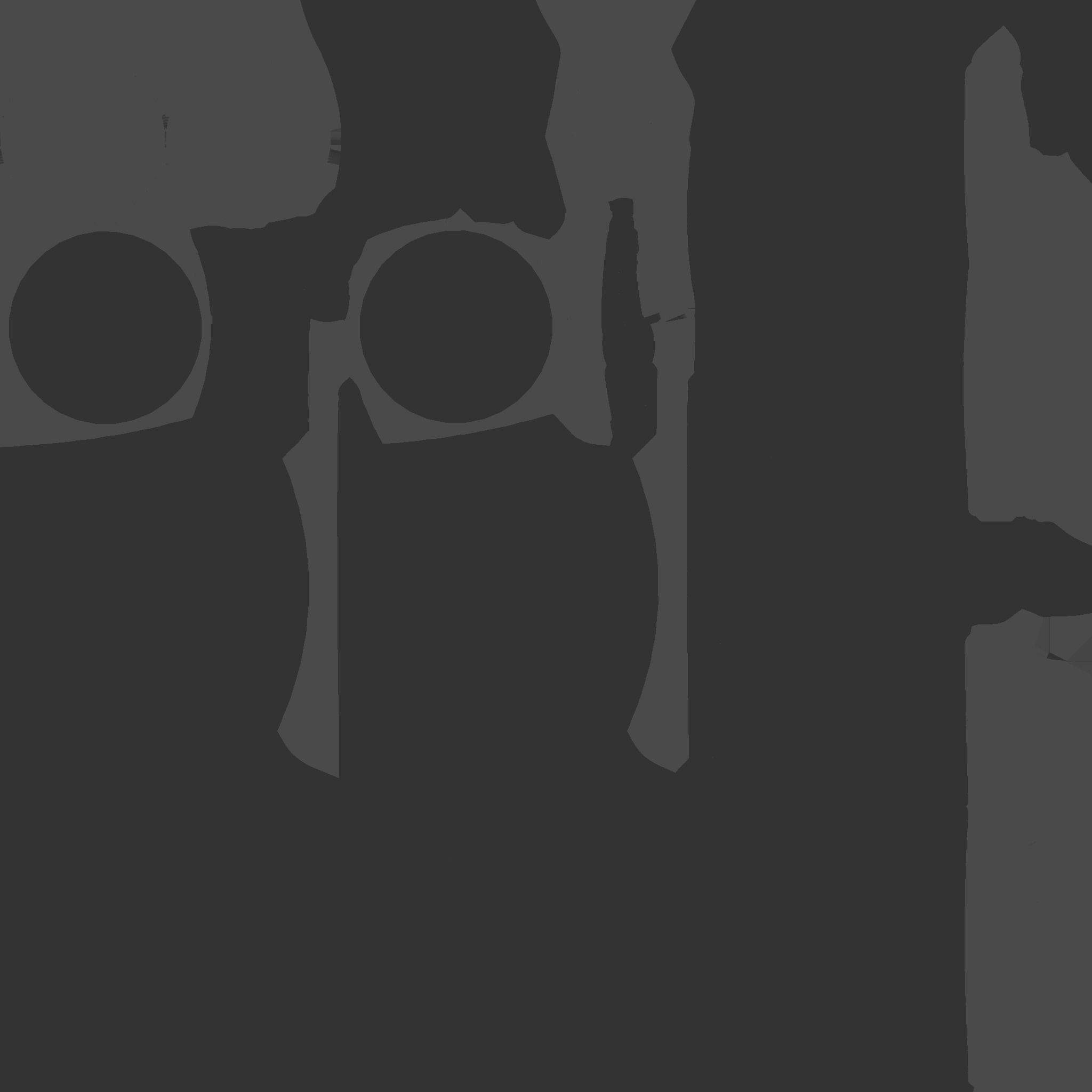 SciFi Glasses G10 Aluminum - Character Design Fashion Low-poly 3D model_24