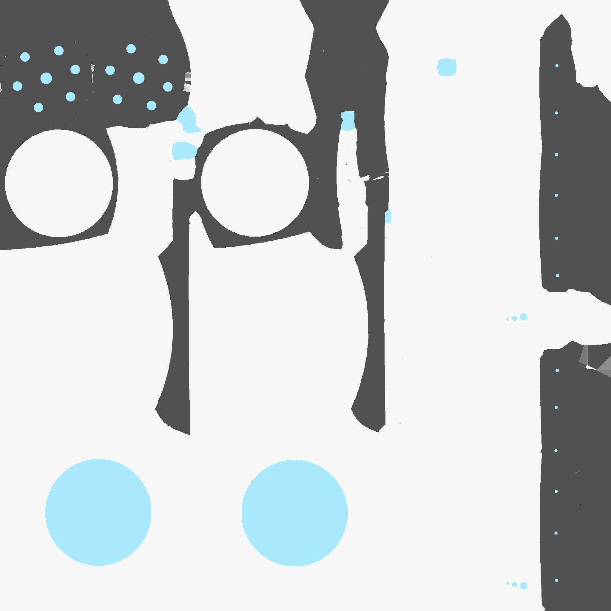 SciFi Glasses G10 Aluminum - Character Design Fashion Low-poly 3D model_19