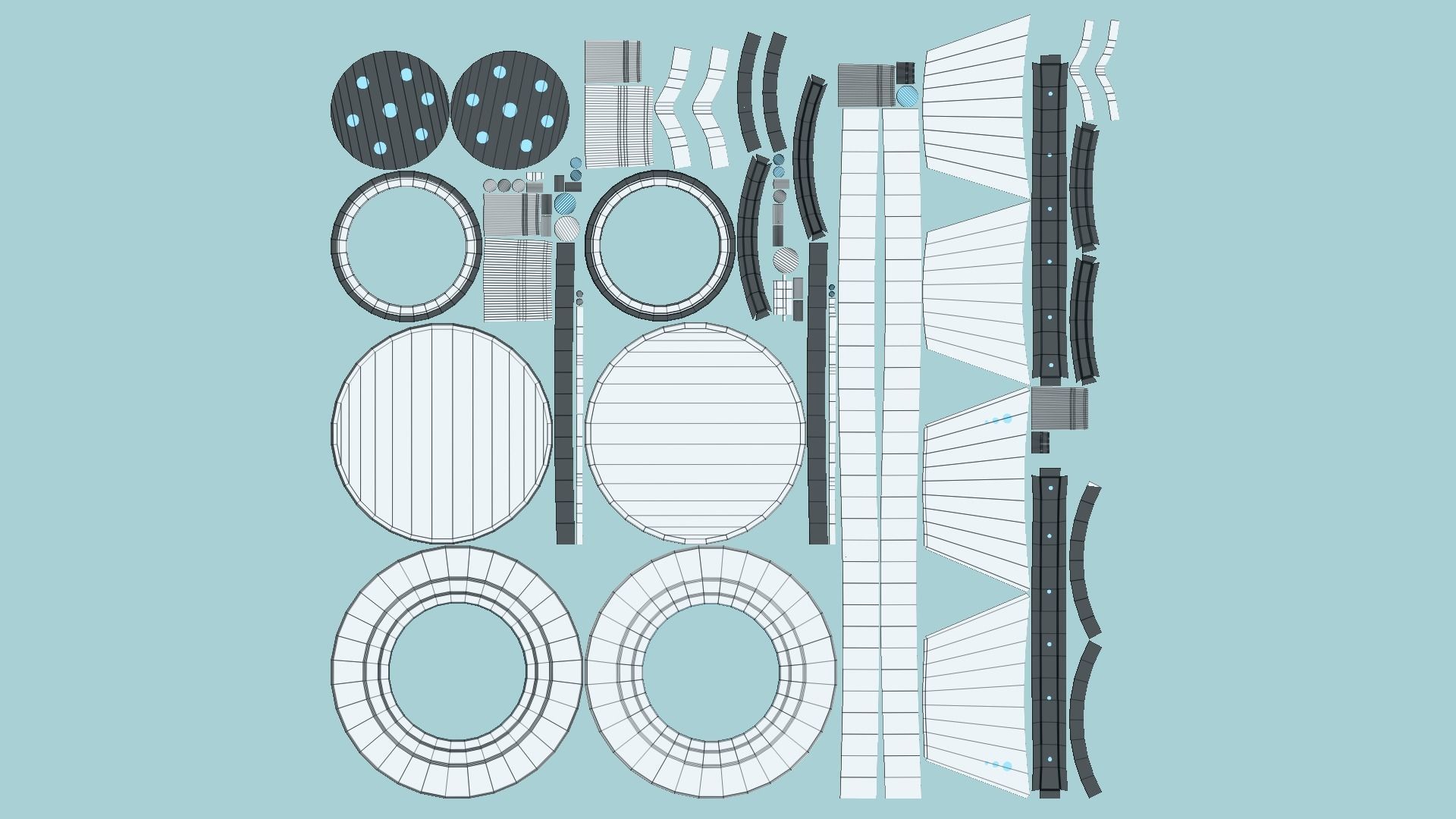 10 SciFi Glasses G Collection - Character Design Fashion _77