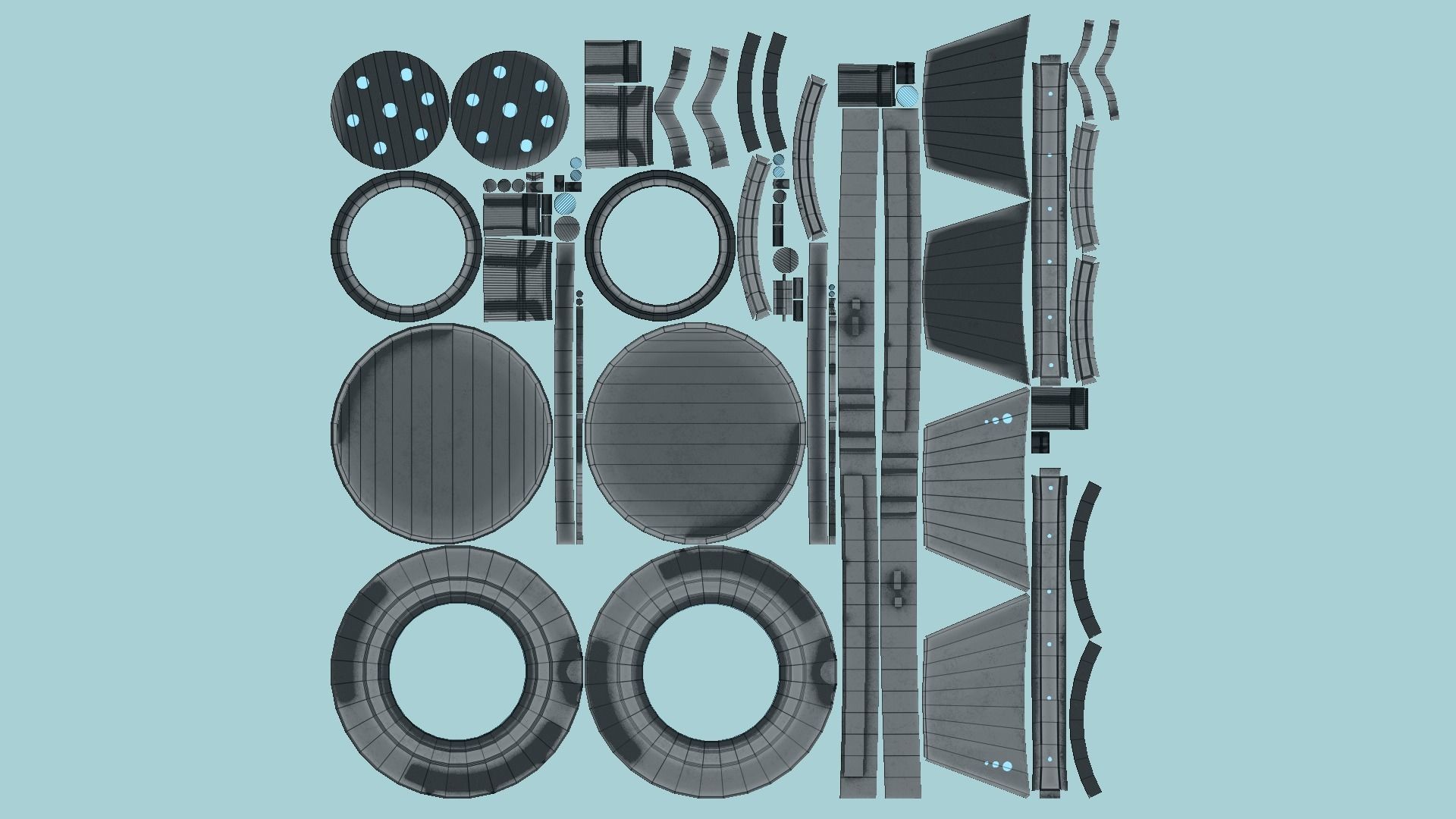 10 SciFi Glasses G Collection - Character Design Fashion _76