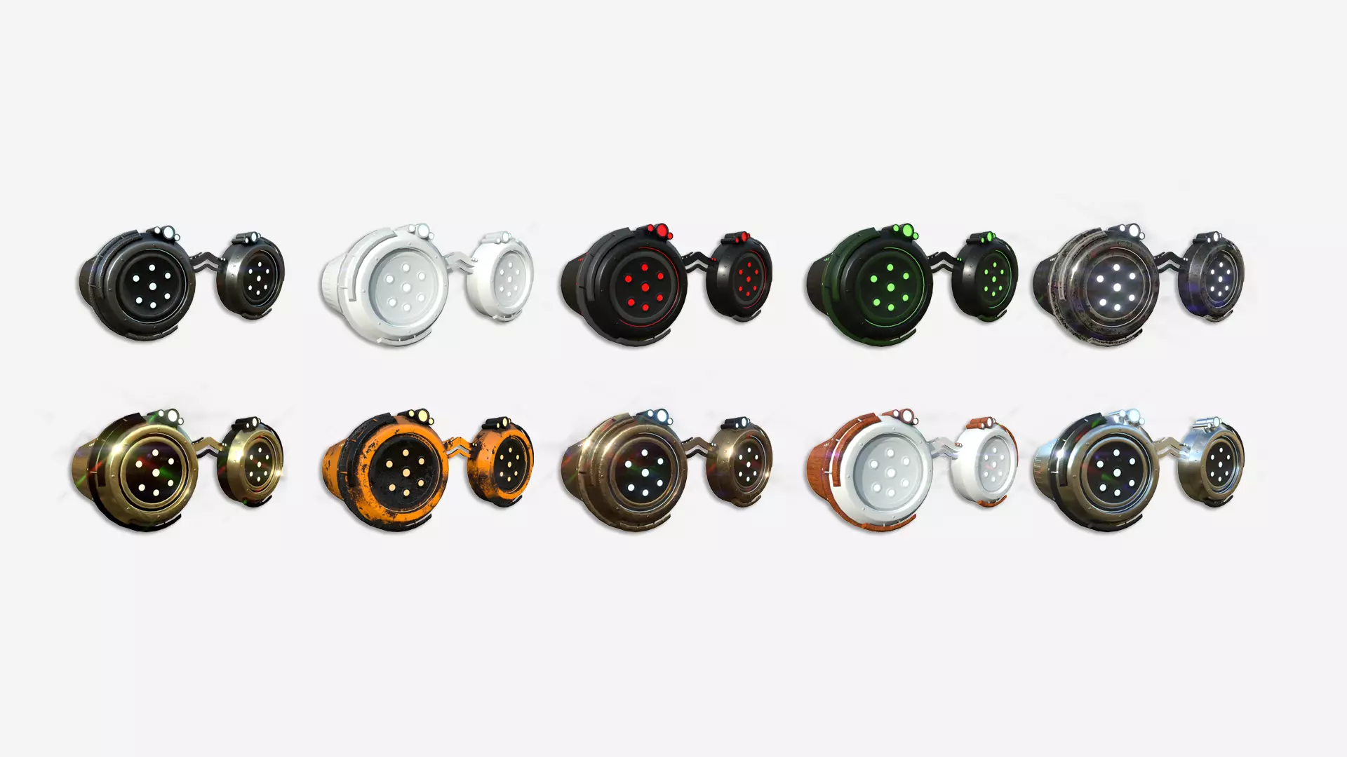 10 SciFi Glasses G Collection - Character Design Fashion _0