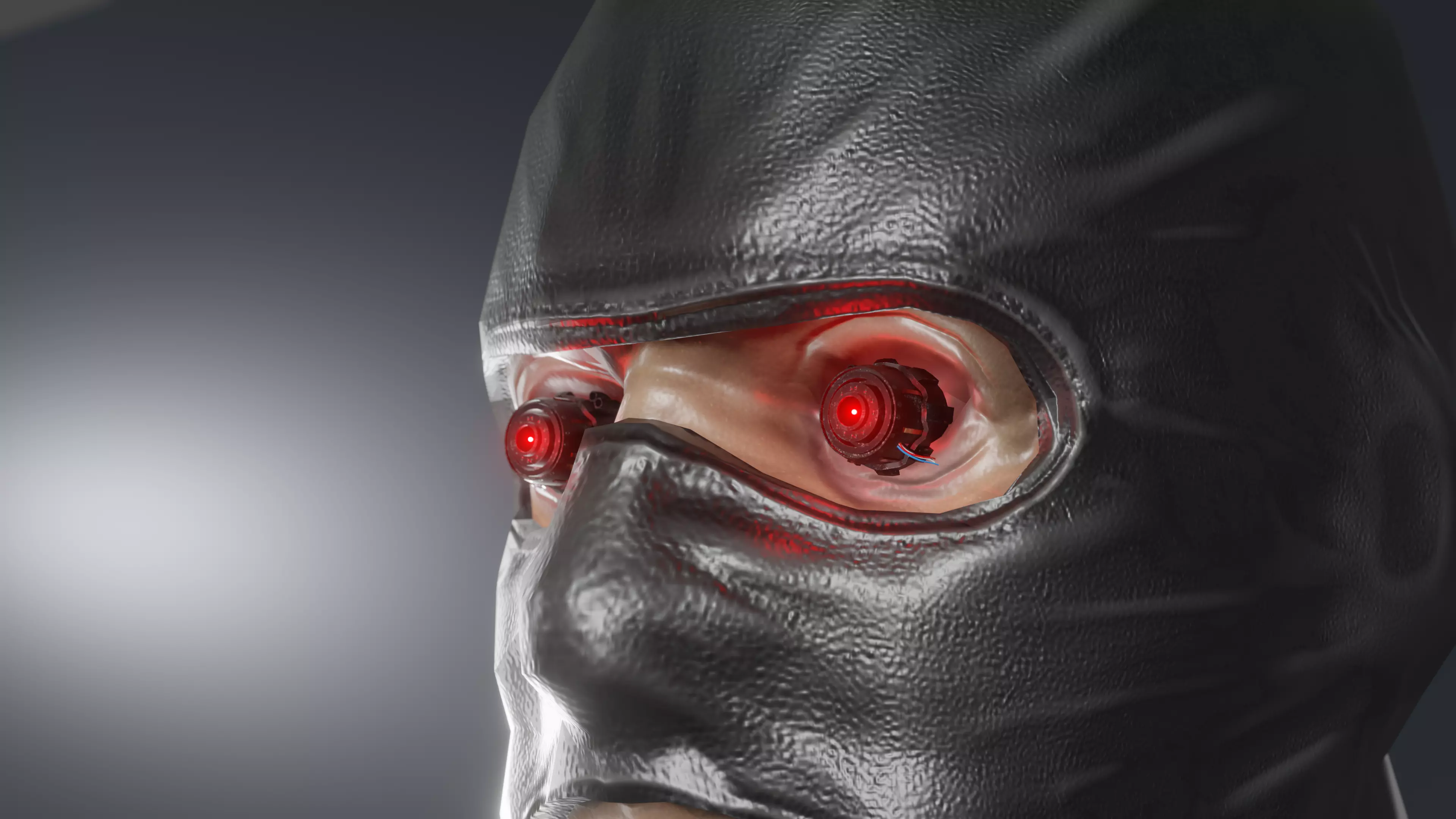 Prosthetic eye 2 Low-poly 3D model_0