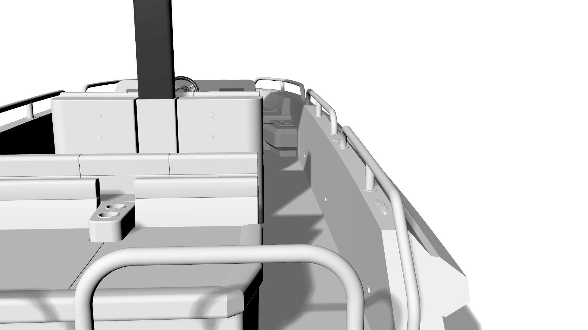 8 Meter Yacht Tender Runabout 3D model_24