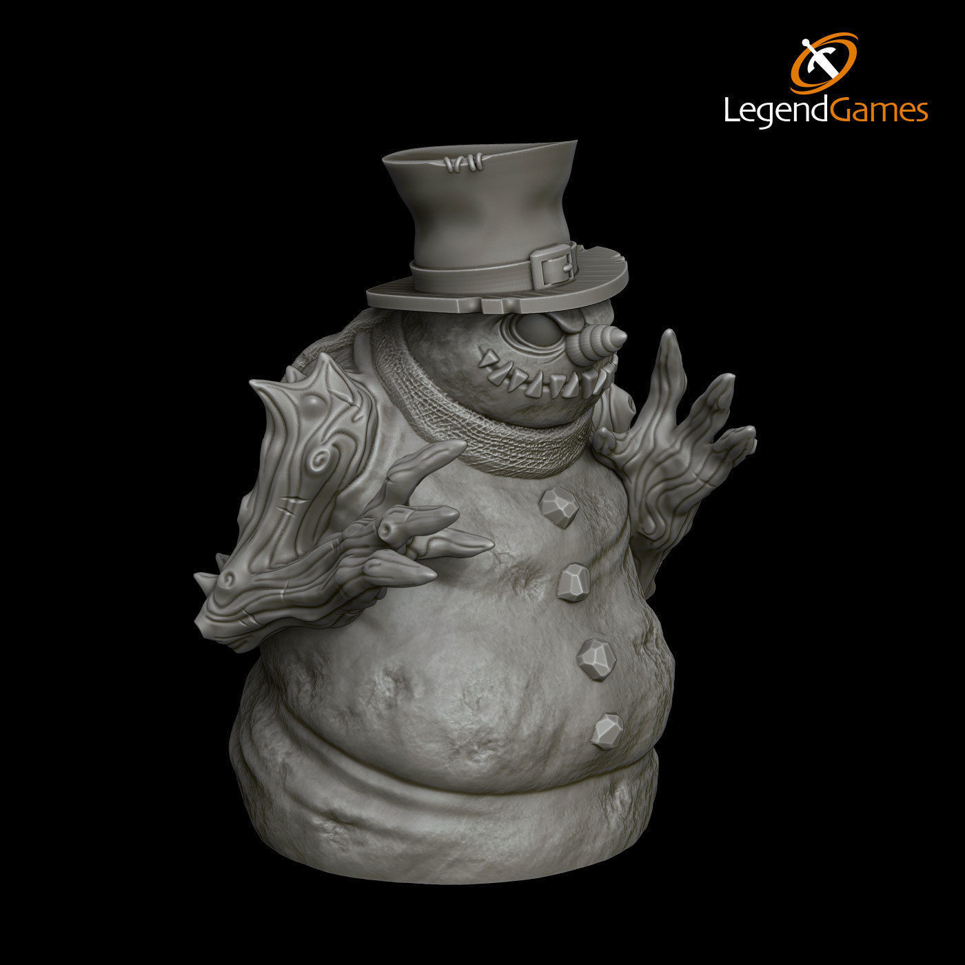 LegendGames Frosty the Chaos Snowman 3D print model_9