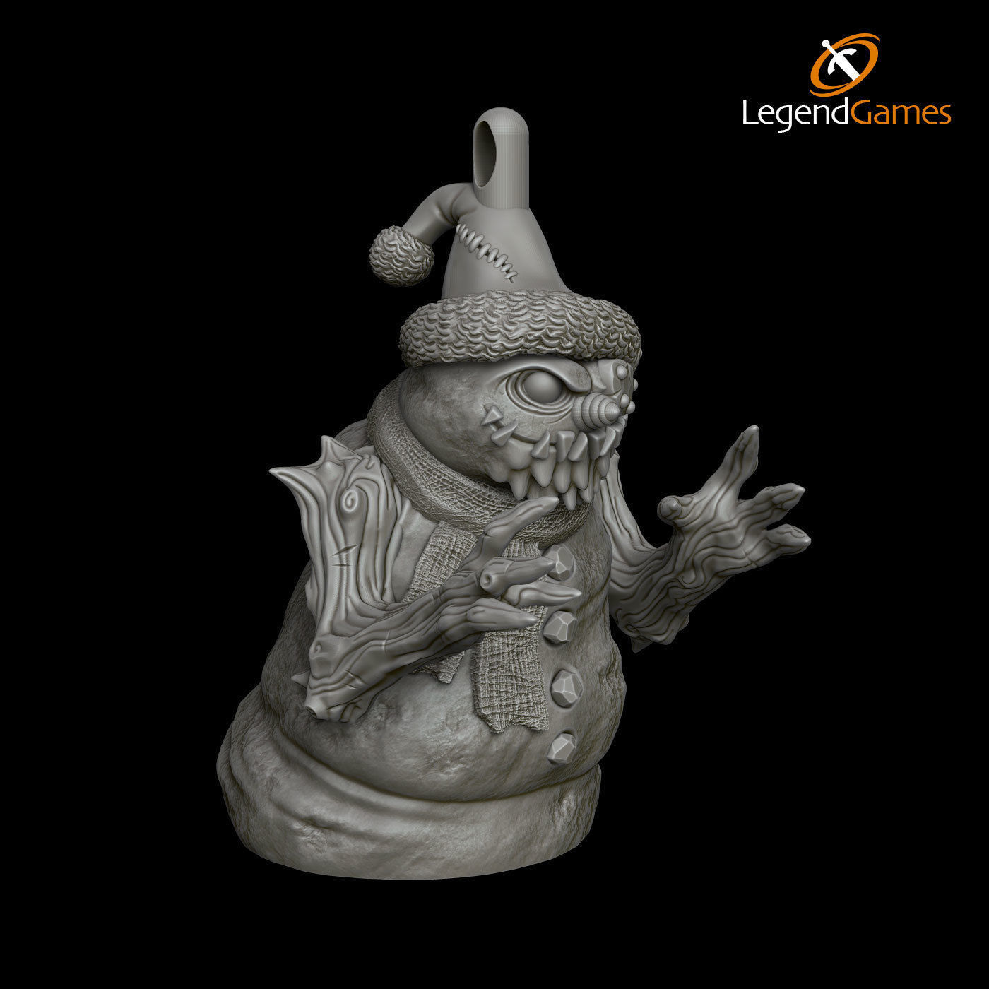 LegendGames Frosty the Chaos Snowman 3D print model_2